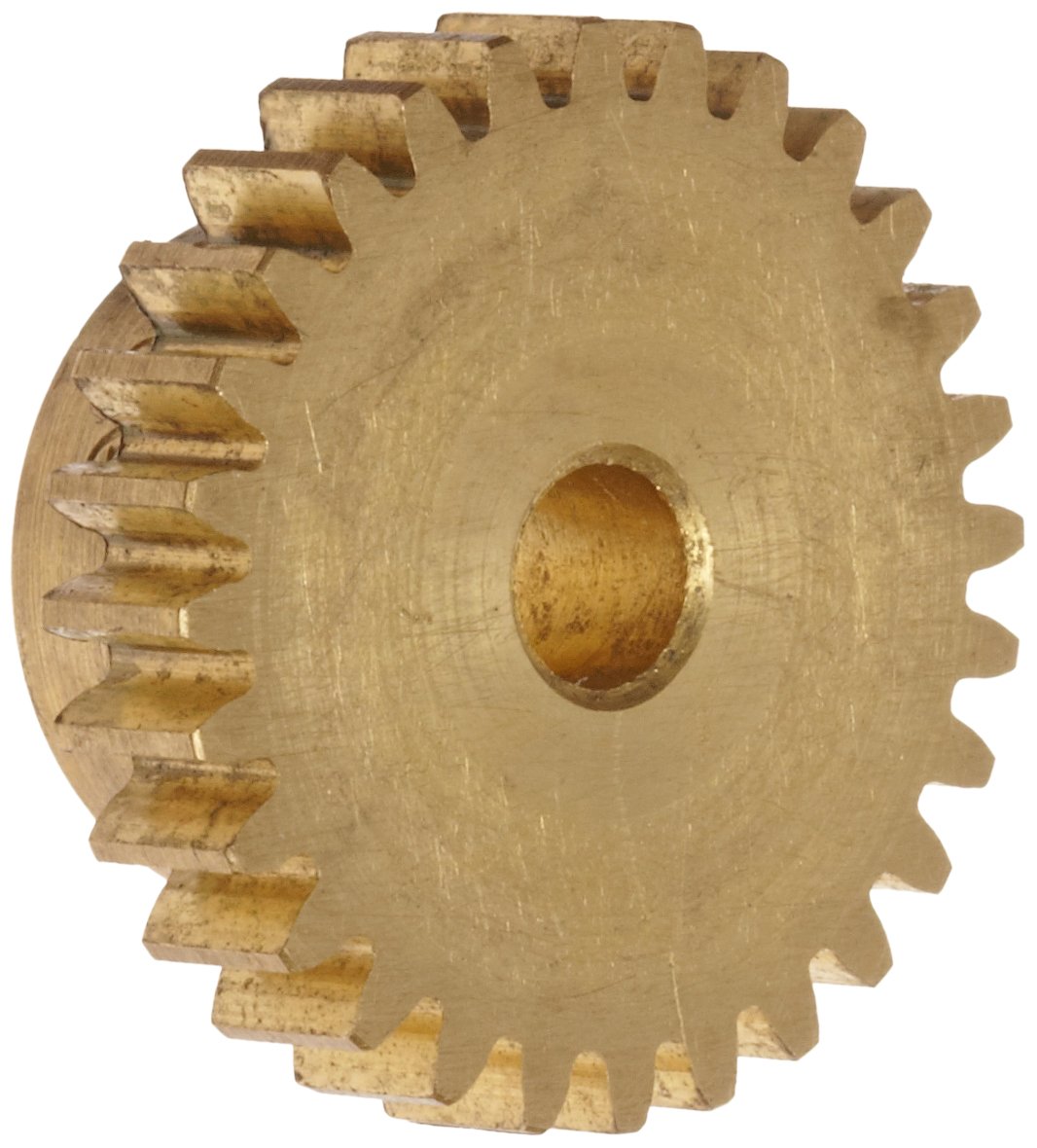 High-Quality Brass Spur Gear - 20° Pressure Angle, 32 Pitch, 0.313