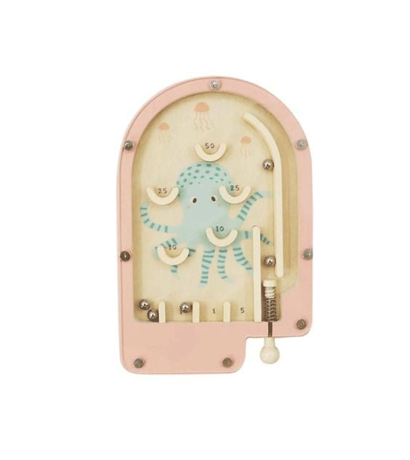 Wooden Animal Pinball Game - Fun Educational Toy for Kids | Handmade Wooden Marble Maze Game for Children's Cognitive Development - Perfect for Birthday Gifts, Classroom Rewards & Family Game Nights