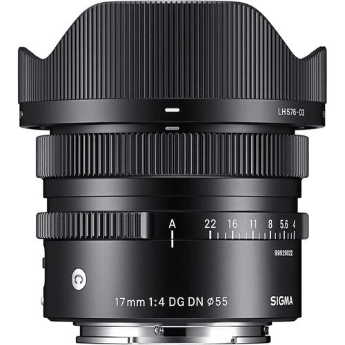Sigma 17mm f/4 DG DN Contemporary Lens for Sony E-Mount - Ultra Wide Angle Prime Lens for Landscape, Architecture & Astrophotography