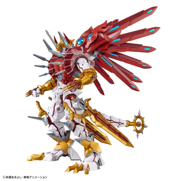 Figure Rise Standard Digimon Savers ShineGreymon (Amplified) Model Kit - Build Your Own Anime Action Figure for Collectors & Gamers - Perfect for Display, Cosplay, and Battle Scenes