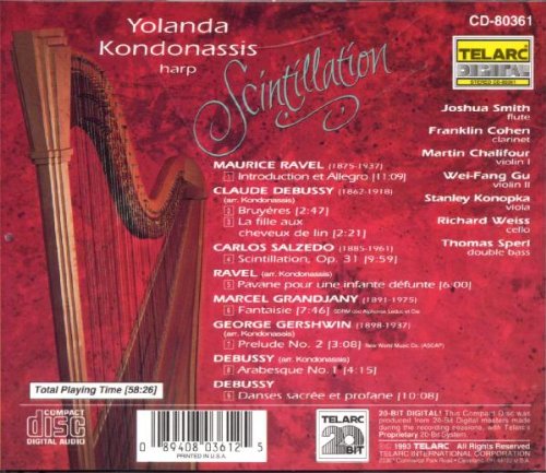 Scintillation: Solo & Chamber Music For Harp | Beautiful Classical Harp Music for Relaxation, Weddings & Special Events