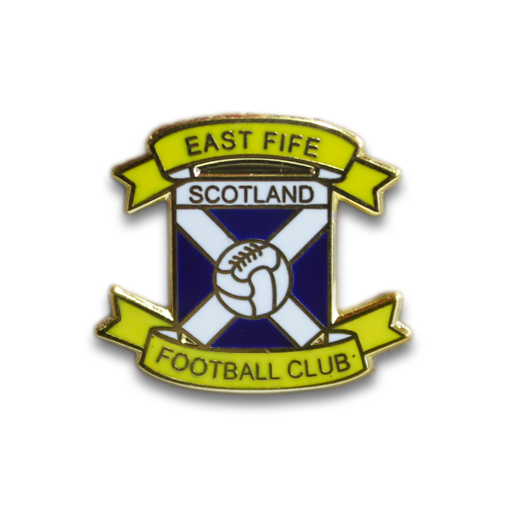 East Fife FC Pin Badge - Official Football Club Enamel Lapel Pin - Collectible Soccer Memorabilia for Fans and Supporters - Perfect for Jackets, Hats, Bags and Gifts