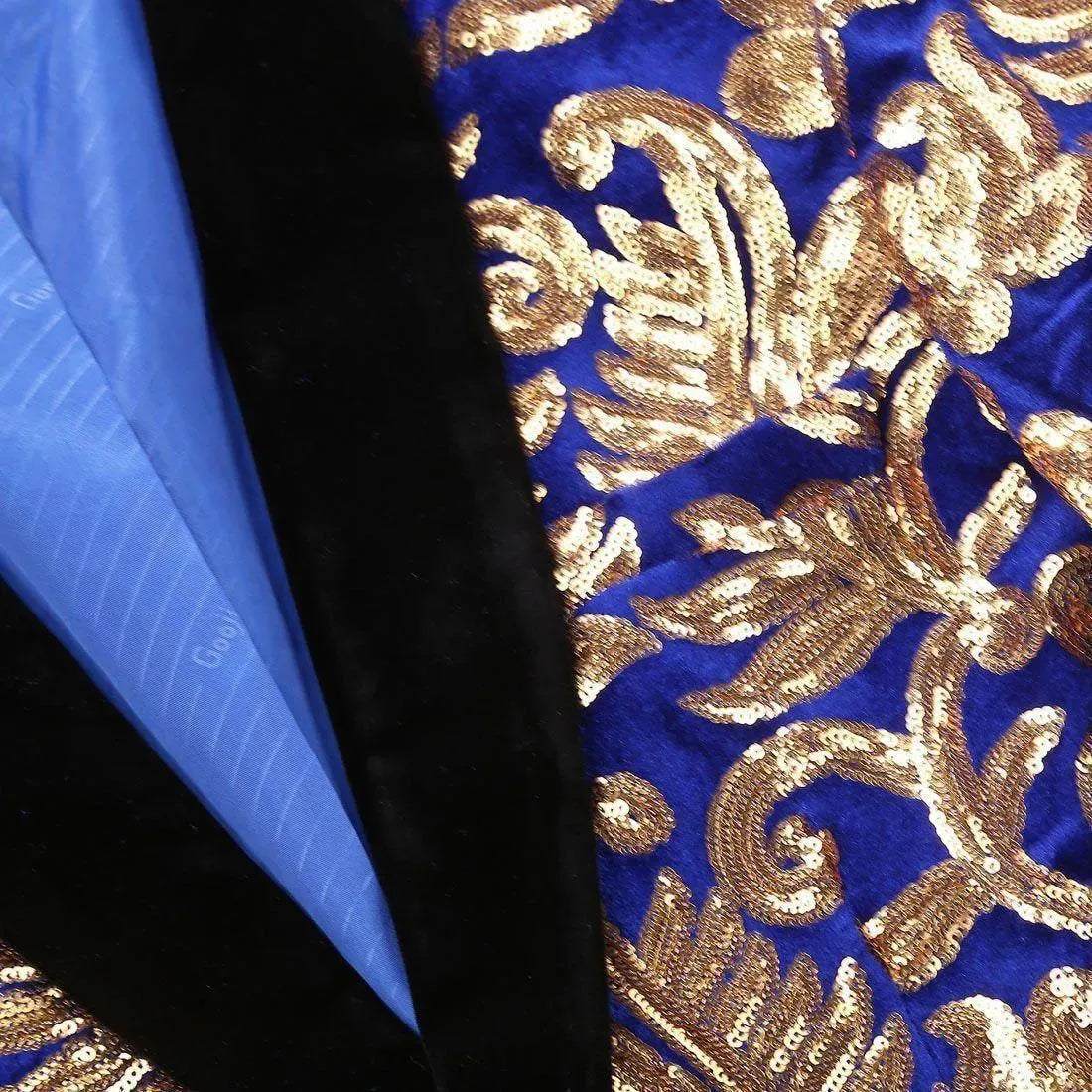 Men's Floral Sequin Blazer Jacket for Party, Wedding & Special Occasions - Stylish Formal Wear for Evening Events & Night Out