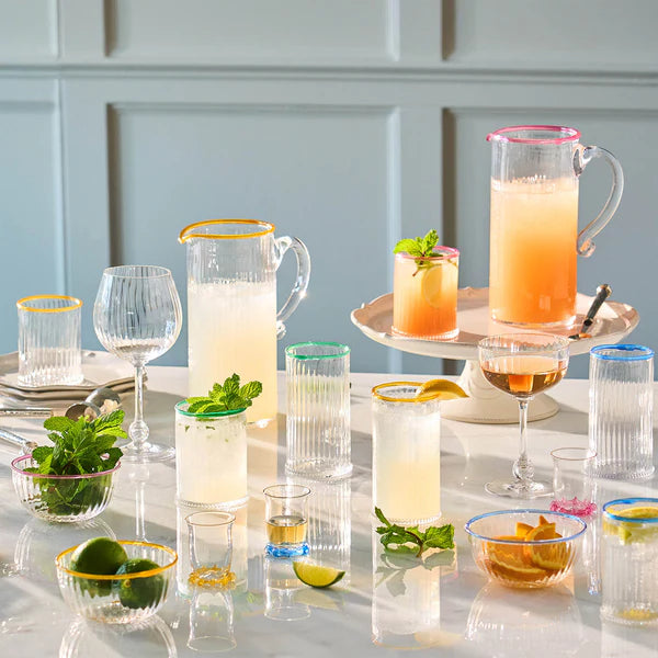 Juliska Nell DOF Glass - Elegant Handcrafted Drinking Glasses for Wine, Cocktails & Water - Perfect for Dinner Parties, Weddings & Home Decor