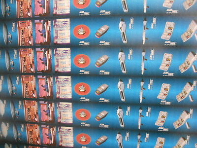 Star Trek Next Generation & DS9 Hostess Chips Uncut Card Sheet 1995 - Rare Collectible Memorabilia for Fans & Display