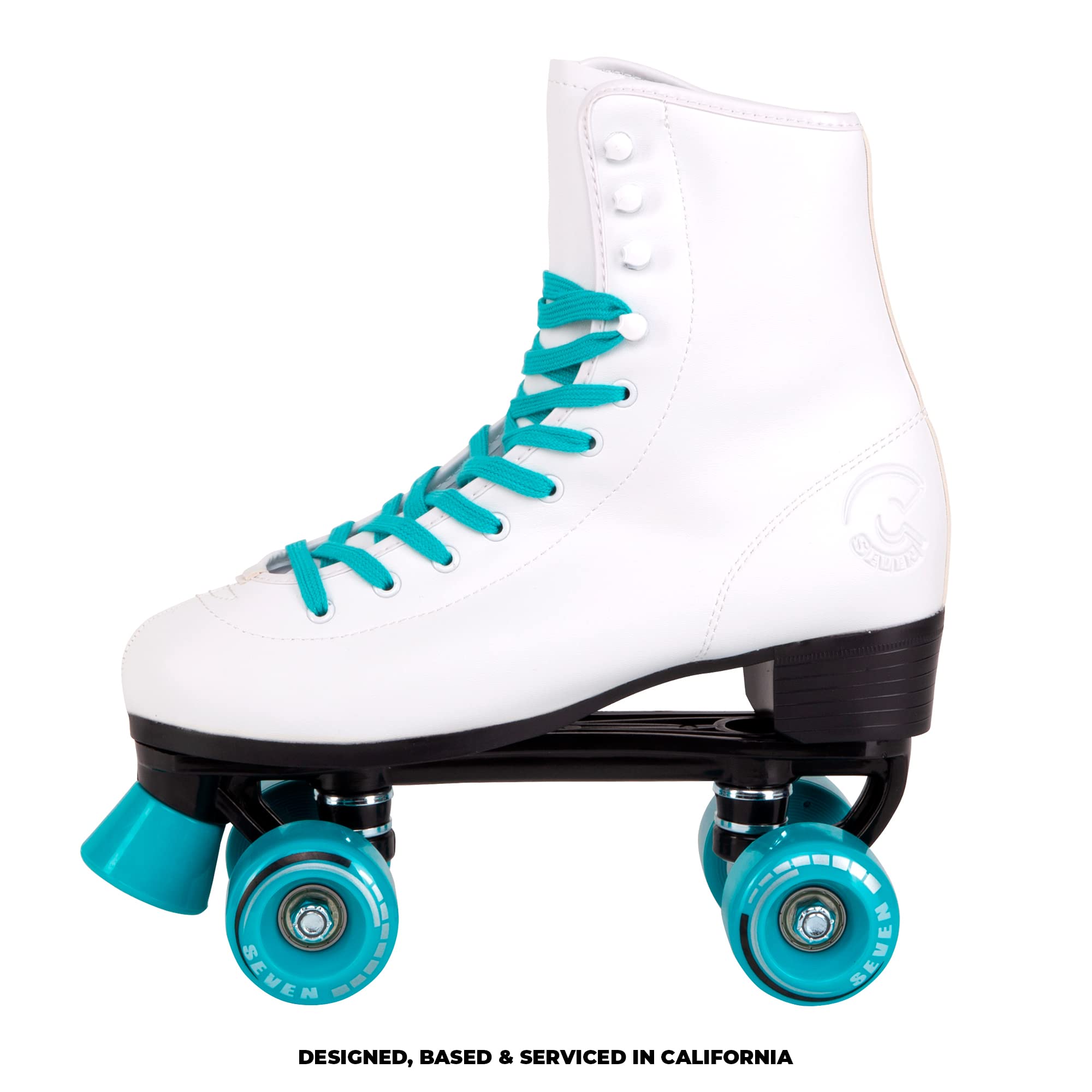 C7 Skates Retro Quad Roller Skates for Outdoor & Rink Skating