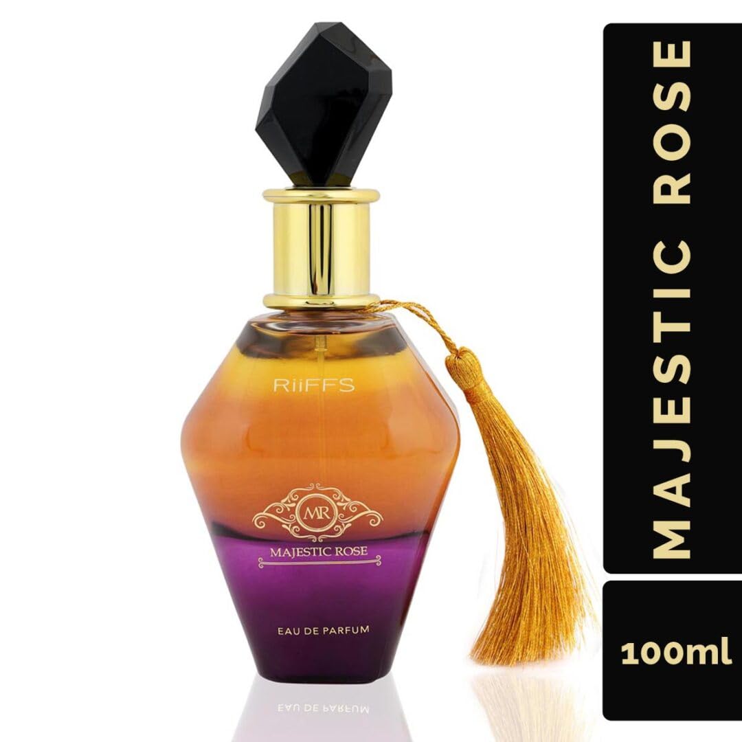 Riiffs Majestic Rose Eau de Parfum for Women - 100ml Floral Fragrance | Perfect for Date Nights & Special Occasions