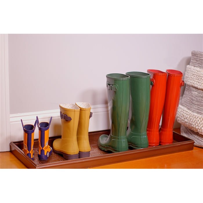 Circles Multi-Purpose Boot Tray - Durable Shoe Mat for Entryway, Mudroom & Garage - Waterproof Dirt Catcher for Wet Shoes & Boots - Perfect for Home, Office & Outdoor Use