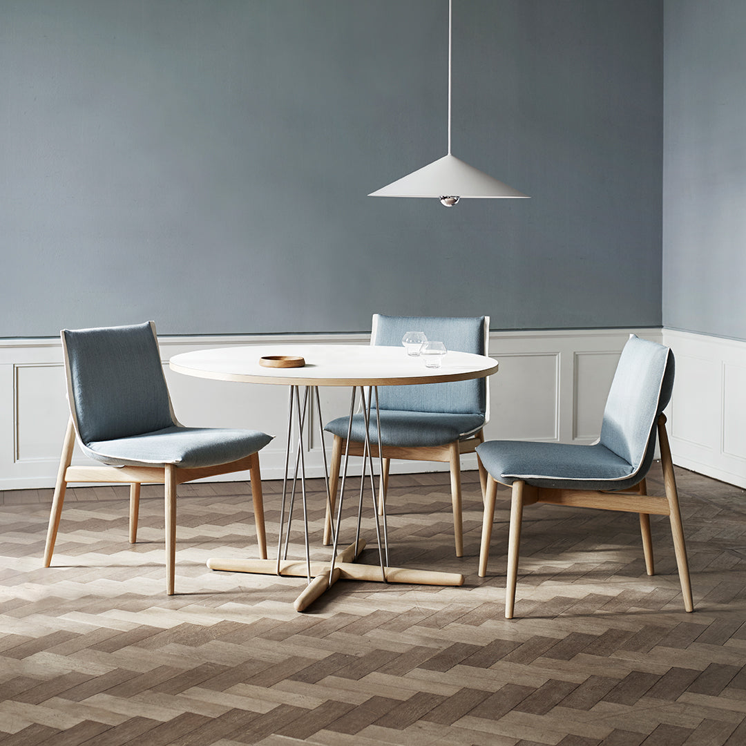 E020 Embrace Table - Modern Minimalist Dining Table for Small Spaces | Perfect for Apartments, Breakfast Nooks & Cozy Kitchens