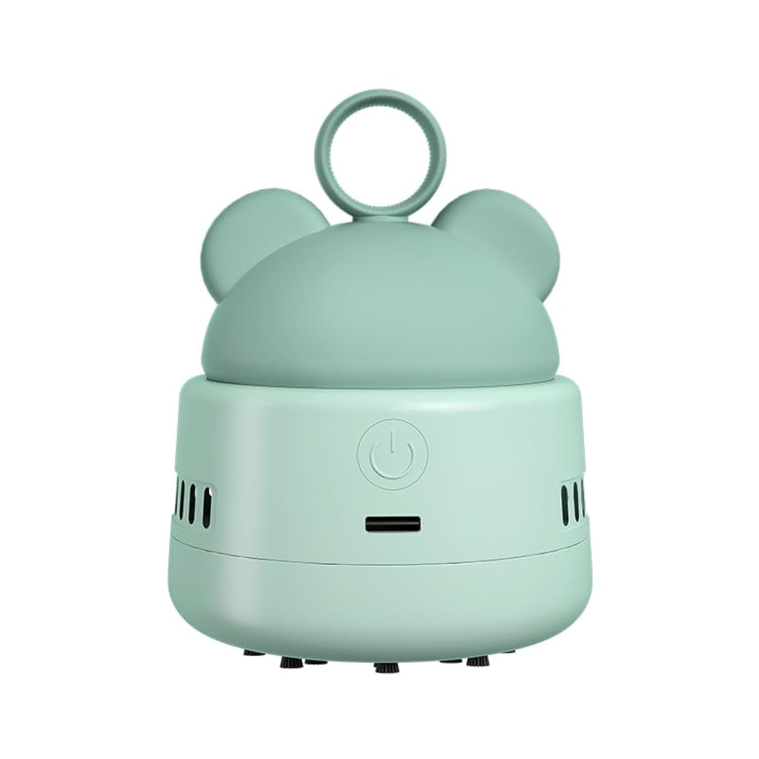 Zmol Mini USB Vacuum Cleaner for Keyboard & Office Desk - Portable Dust Cleaner with Brush & Bear Grip for Easy Cleaning