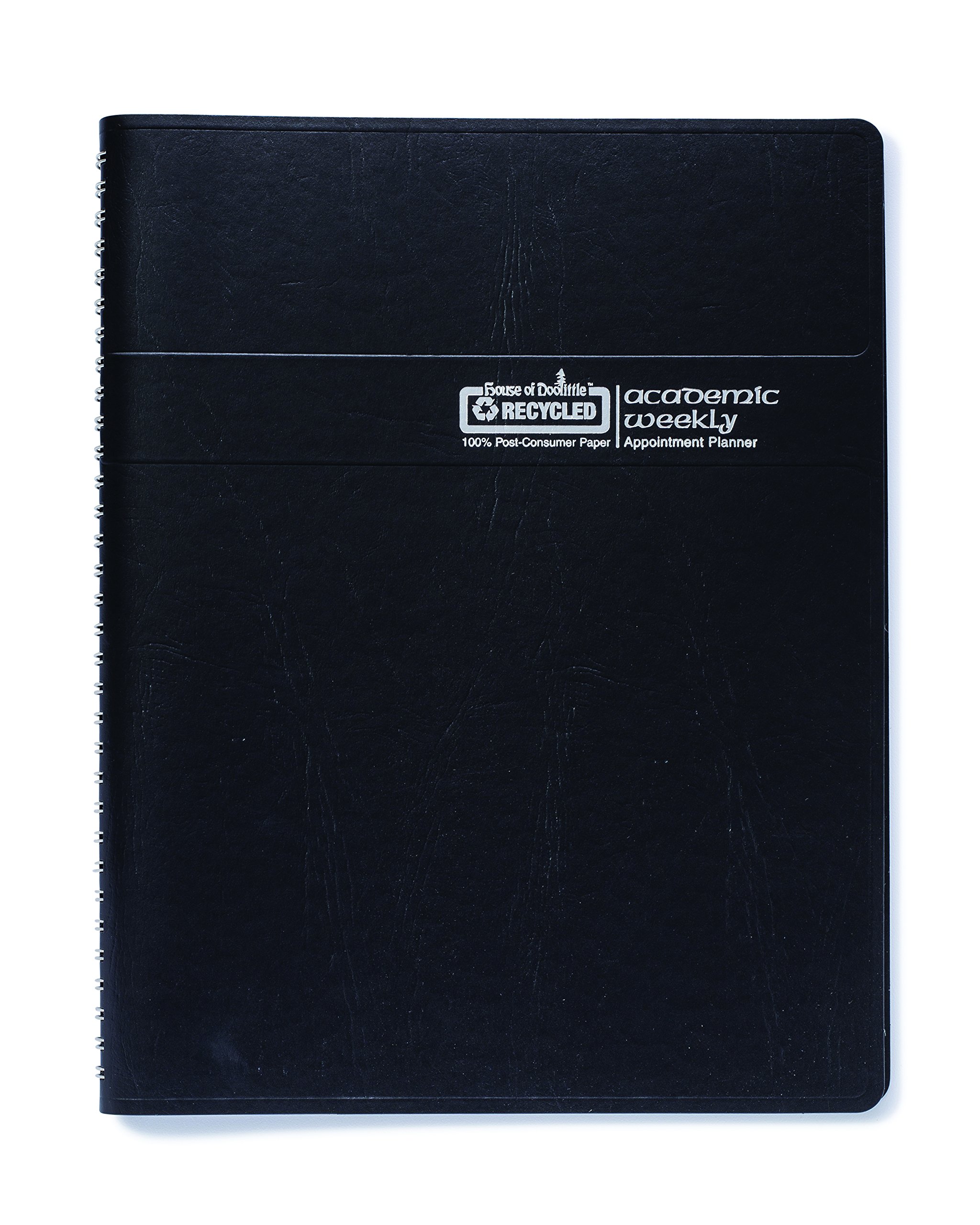 House of Doolittle 2024-2025 Weekly Academic Planner - 5 x 8 Inches, Black, July to July (HOD27702-25) - Perfect for Students, Teachers & Office Professionals