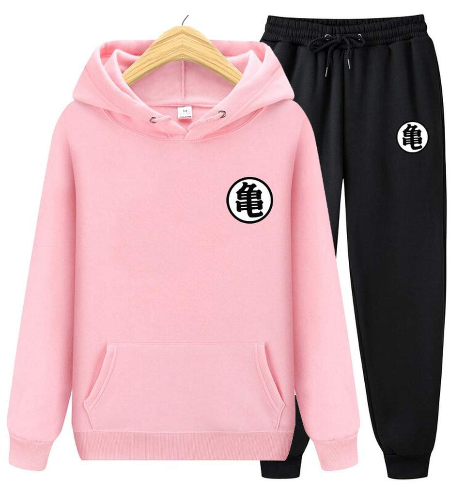 Zokueji Men's Japanese Anime Hoodie and Sweatpants Set - Stylish Casual Outfit for Cosplay, Anime Conventions & Streetwear Fashion