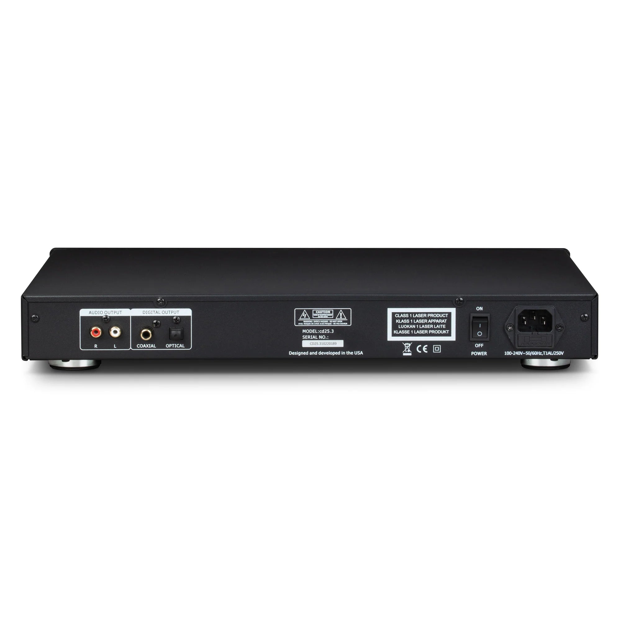 Music Hall CD25.3 High Fidelity CD Player with Remote - Perfect for Home Audio Systems & Music Enthusiasts