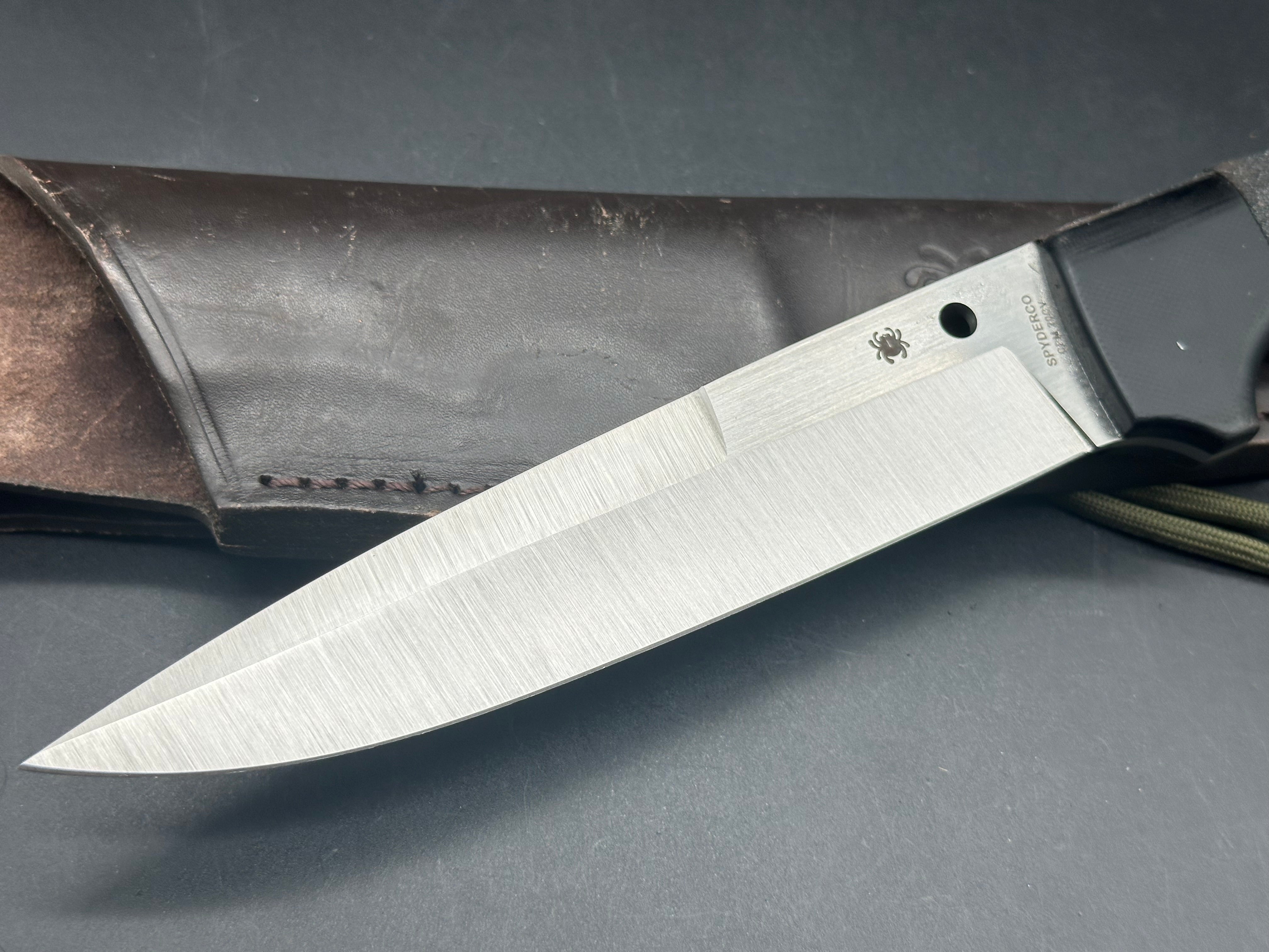 Spyderco Sustain Fixed Blade Knife - 20CV Steel Blade - Hunting, Camping & Outdoor Survival Gear