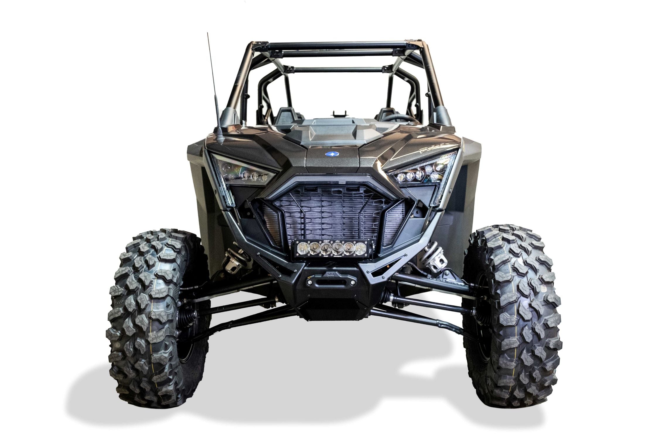 2020-2024 Polaris RZR Pro XP Volt Series Winch Front Bumper FWB610001 - Heavy Duty Off-Road Protection for UTV & ATV Trail Riding & Adventure Racing