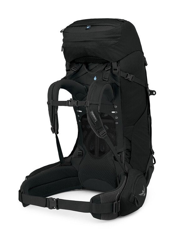 Osprey Aether 65 Extended Fit Backpack - Lightweight Hiking Pack for Men & Women, 65L Capacity for Multi-Day Treks & Outdoor Adventures