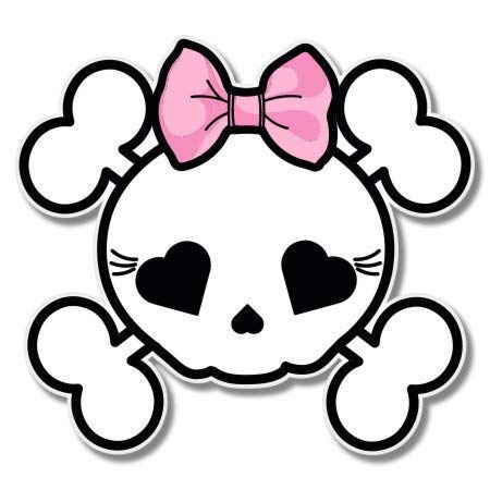 Cute Skull Crossbones Keychain with Bow - Girly Silver Chrome Spinning Double Sided Key Ring for Women | Perfect for Backpacks, Purses & Gift Giving