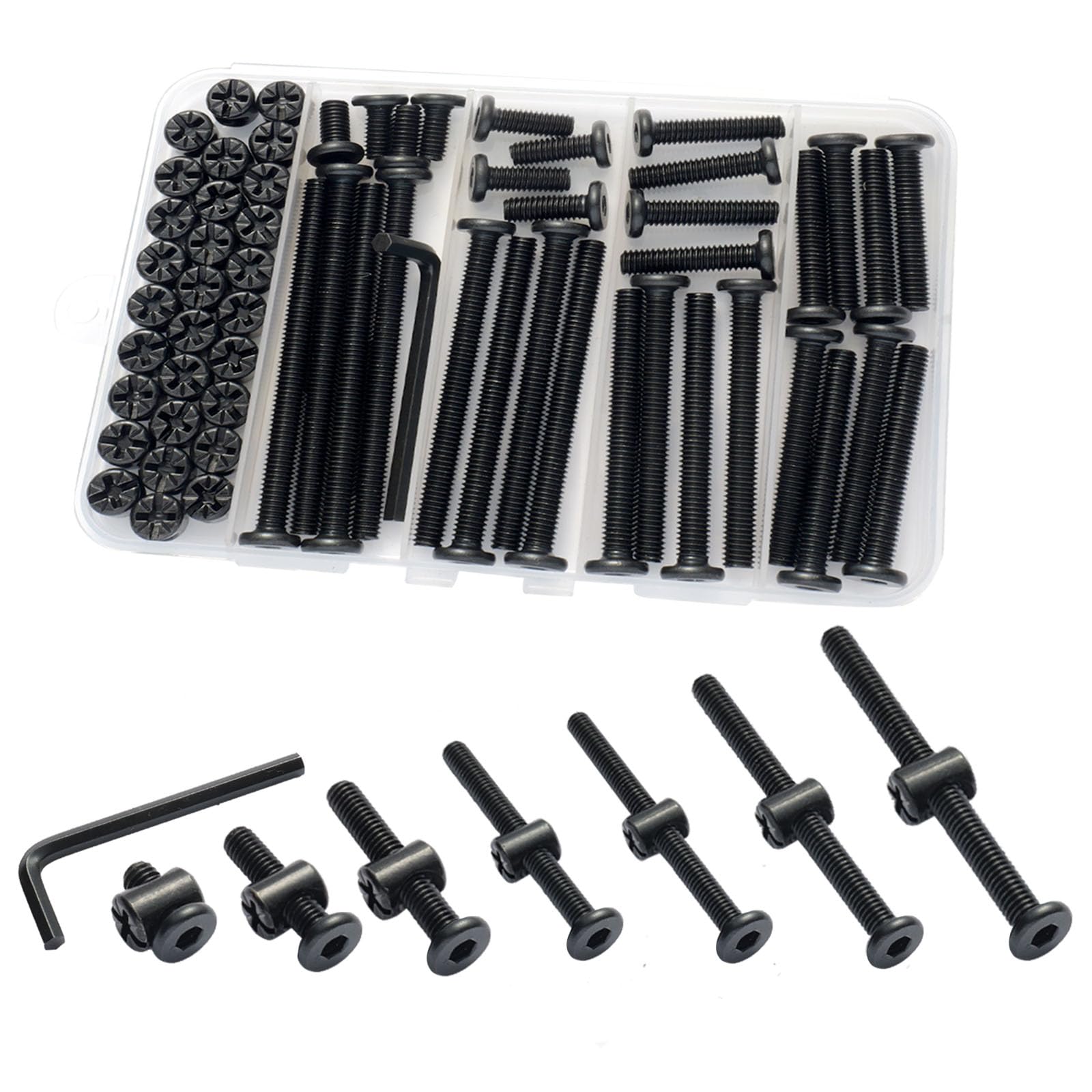 Socell 32-Piece Crib Screws Kit for Delta/Graco/Dream - Baby Bed Frame Hardware Replacement - Perfect for DIY Crib Repairs & Assembly