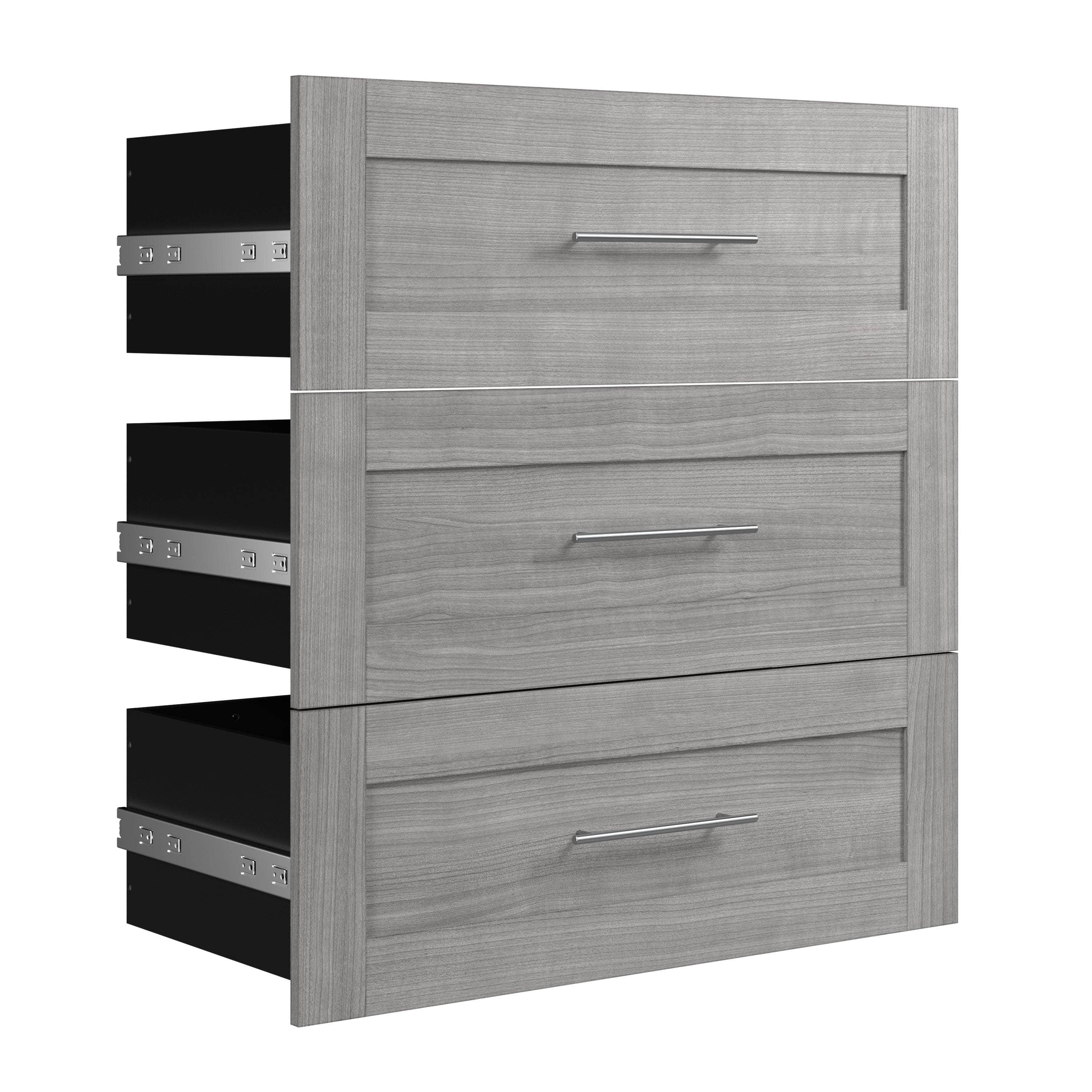 3-Drawer Storage Set for PUR 36W Closet Organizer - 6 Color Options | Perfect for Bedroom, Closet & Office Organization