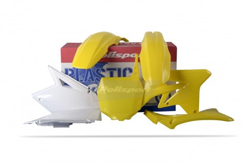 Polisport Plastic Kit - OEM Color Yellow 90123 for Dirt Bike & ATV Replacement Parts | Durable Motorcycle Body Panels for Off-Road Riding & Trail Adventures