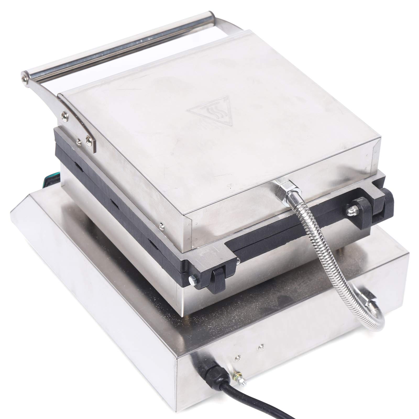 **1500W Commercial Electric Waffle Maker - 6 Square Grid Nonstick Waffle Machine with 50~300°C Temperature Control - Perfect for Breakfast, Cafes, and Restaurants**