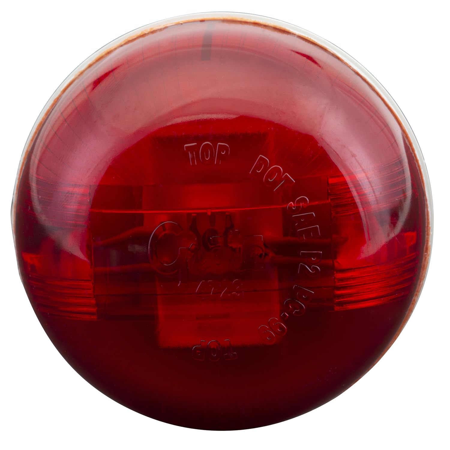 47232 Red SuperNova 2.5 Inch PC Rated LED Clearance Marker Light - Durable Truck & Trailer Safety Lighting for Night Driving & Road Visibility