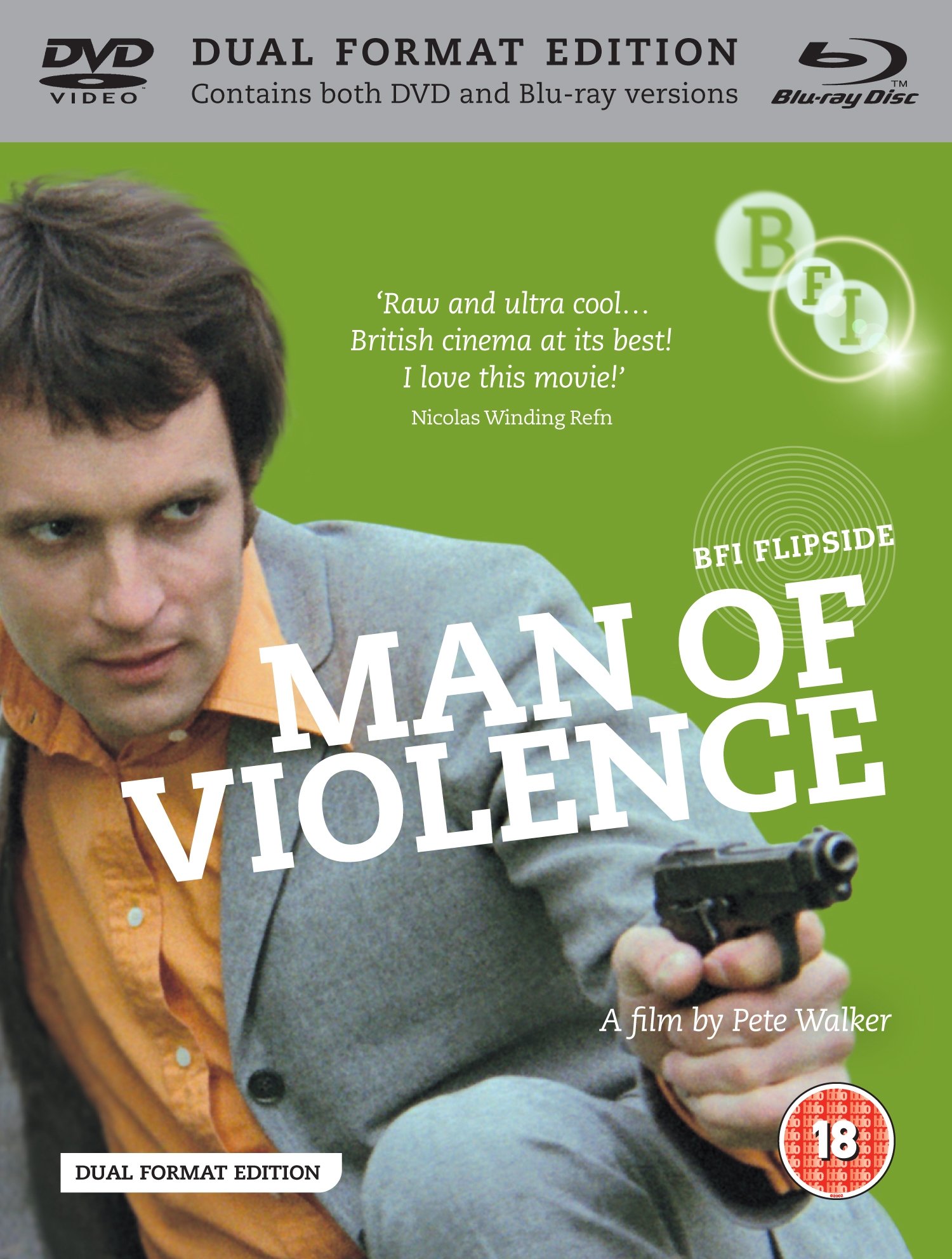 Man of Violence (1971) aka The Sex Racketeers - UK Import Blu-Ray (Region A/B/C) - Classic Crime Thriller for Movie Collectors & Film Noir Enthusiasts