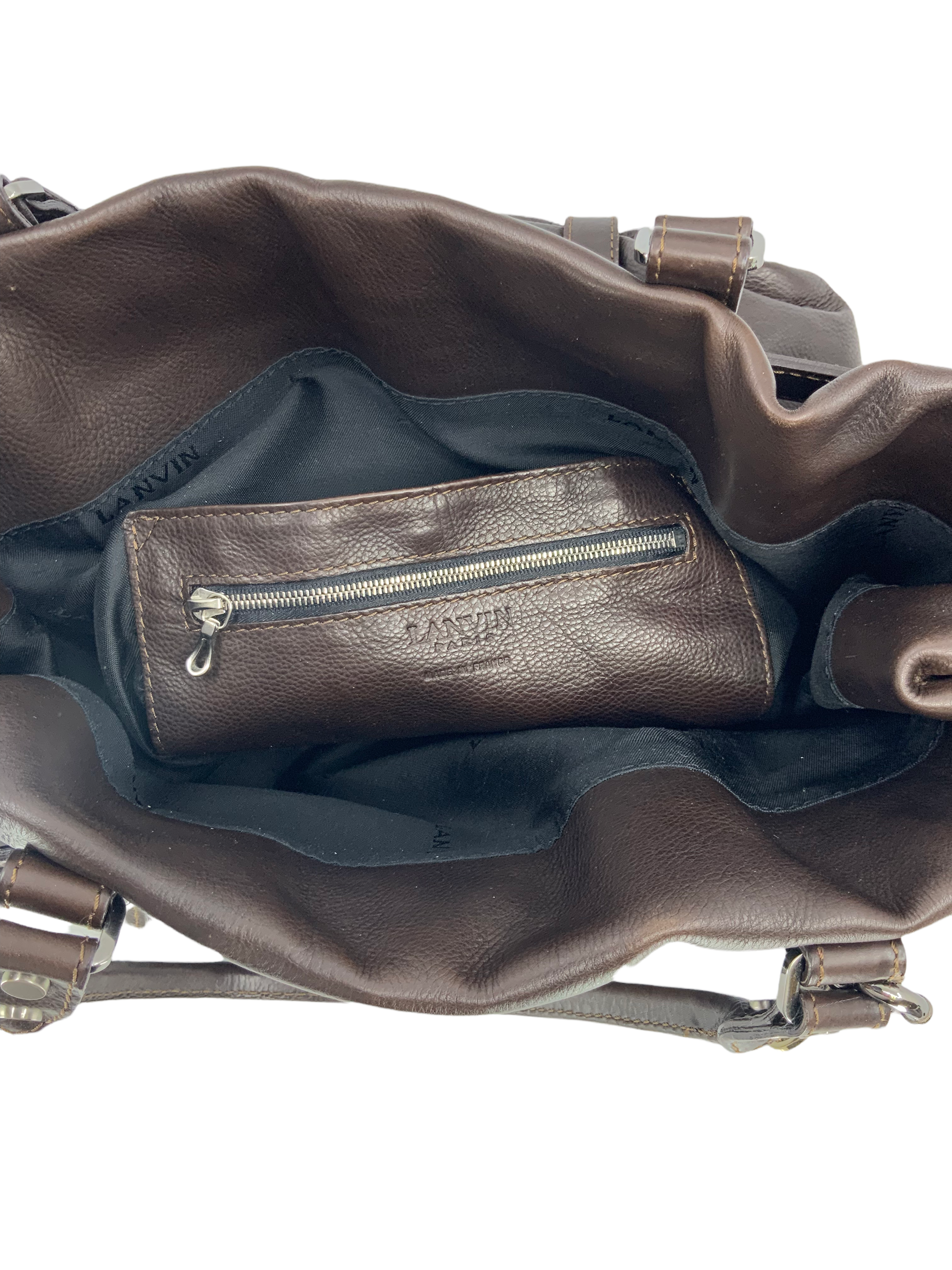 Lanvin Leather Kentucky Large Tote Bag for Women | Premium Designer Handbag for Work, Travel & Everyday Use