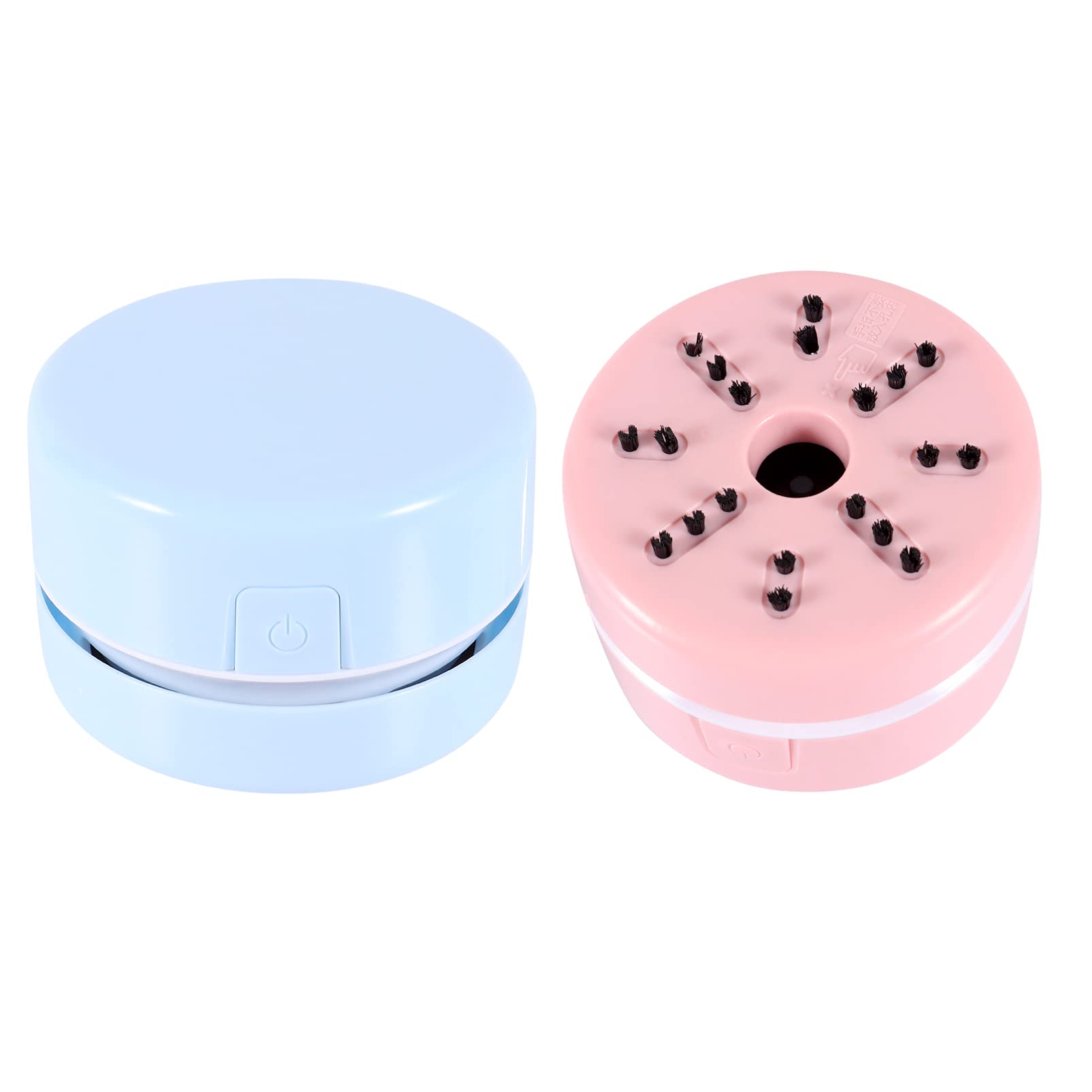 Healifty 2-Pack Mini Vacuum Cleaner - Portable Handheld Dust Buster for Crumbs, Pet Hair & Debris - Compact Desktop Vacuum for Home, Office, Car & Keyboard Cleaning
