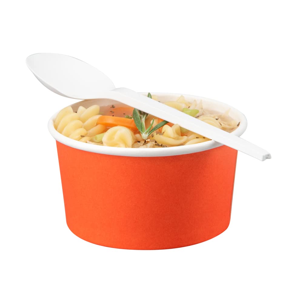 Eco-Friendly 6.5 Inch Compostable Spoons - 250 Pack Individually Wrapped Plant-Based Cutlery | BPI-Certified CPLA Disposable Silverware for Hot & Cold Foods | Perfect for Restaurants, Catering, Parties & Outdoor Events