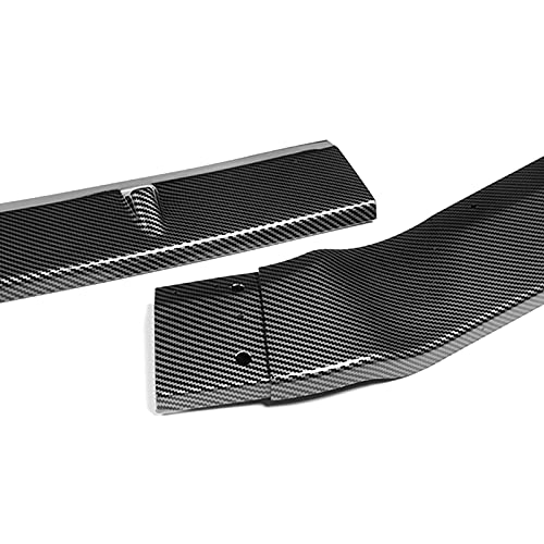 3PCS Carbon Fiber Style Front Bumper Lip Spoiler Kit for 2013-2015 Nissan Altima Sedan - Air Dam Chin Diffuser & Bumper Splitter - Enhances Aerodynamics & Sporty Look (Perfect for Car Upgrades & Street Racing)