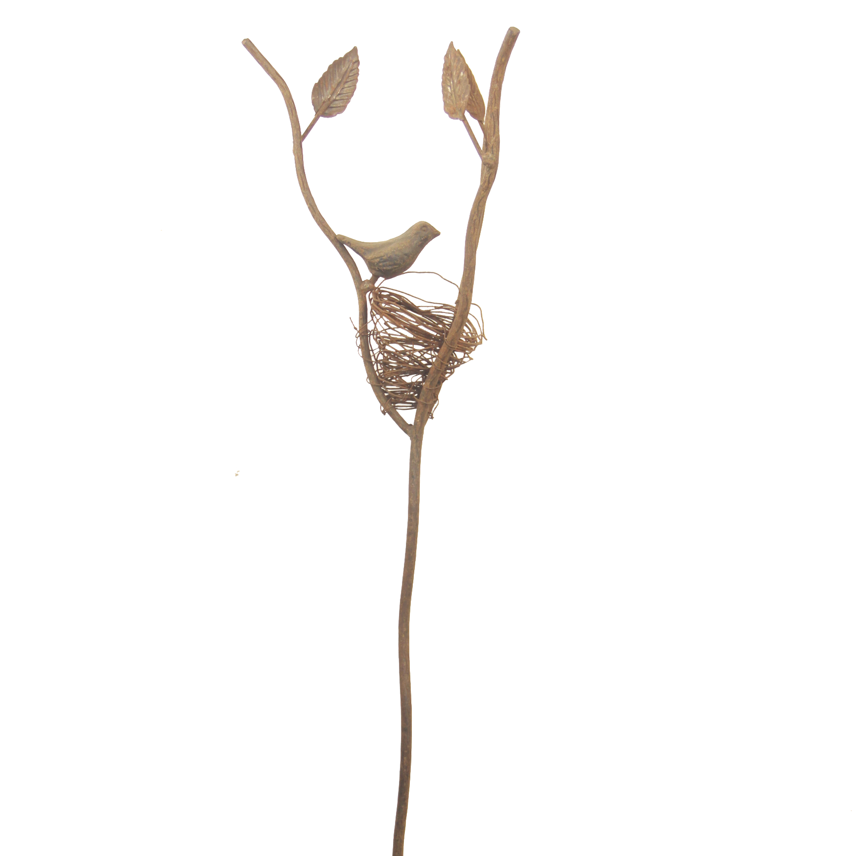 Natural Bird Nesting Stake W3382SM - Attract Wild Birds to Your Garden for Safe Nesting | Perfect for Backyard Birdwatching & Wildlife Habitat Enhancement