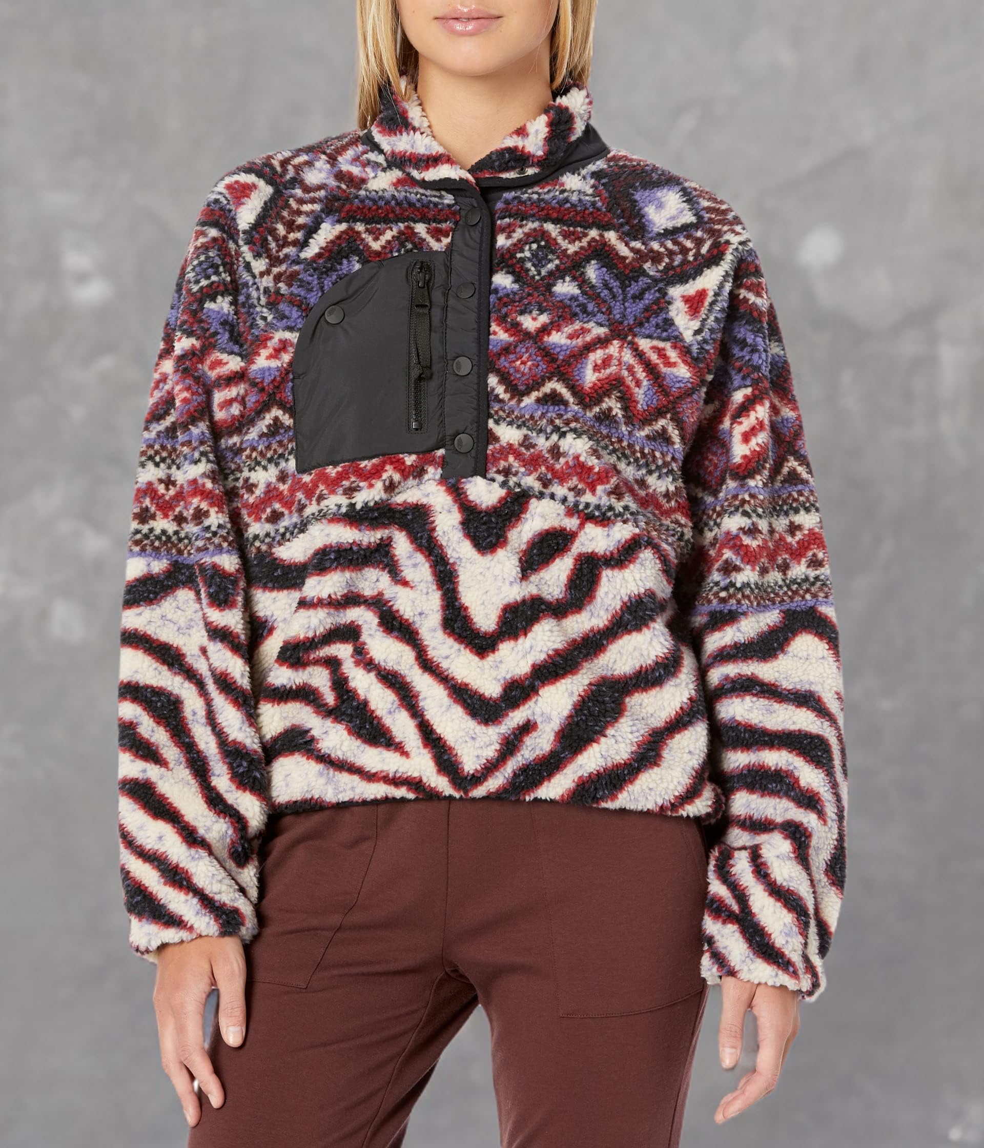 Free People Rocky Ridge Pullover Sweatshirt - Women's Cozy Fleece Hoodie for Hiking, Camping & Casual Wear