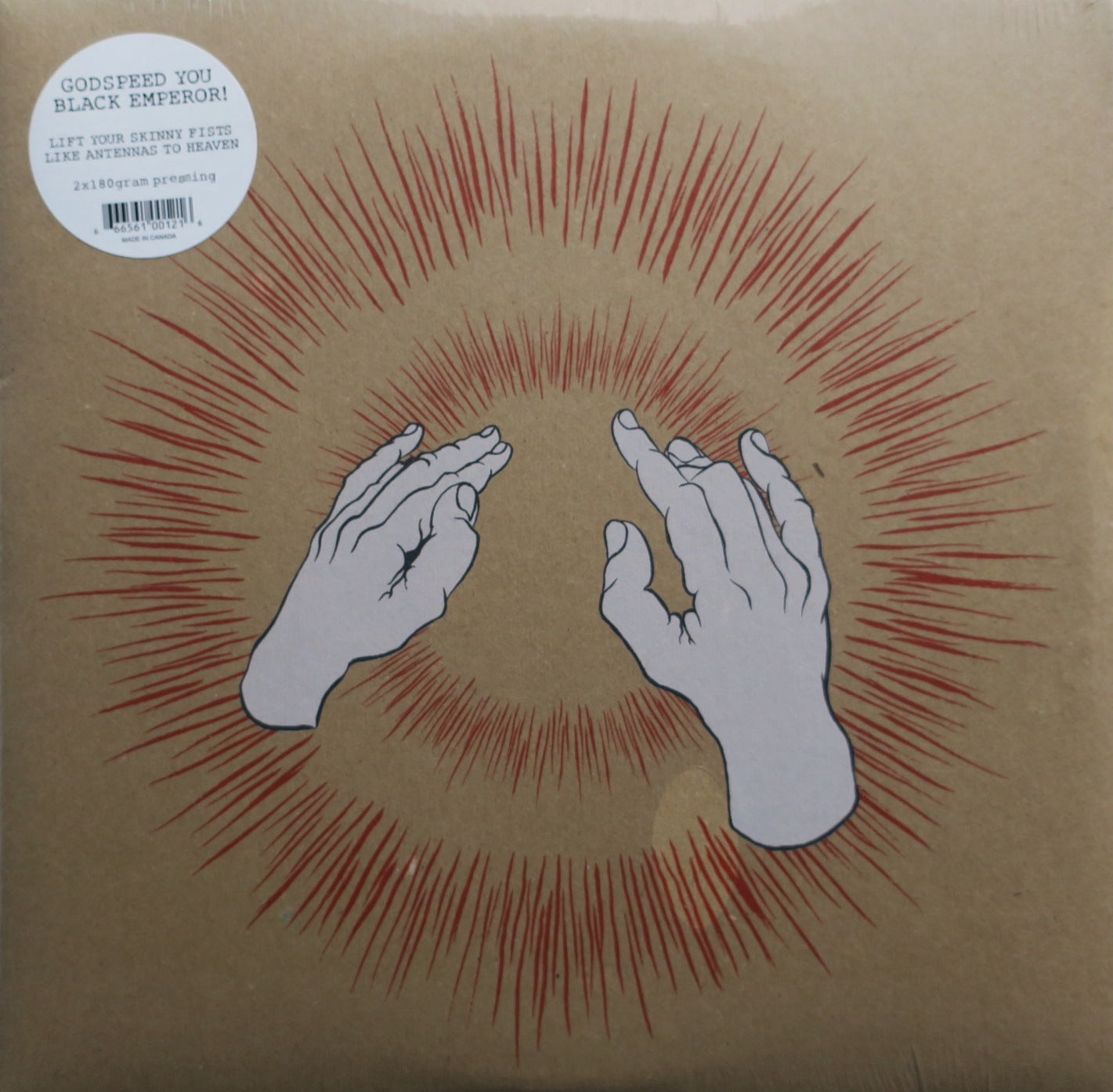 GODSPEED YOU! BLACK EMPEROR 'Lift Your Skinny Fists Like Antennas To Heaven' 180g Vinyl 2LP Record - Limited Edition Collector's Item for Audiophiles & Music Enthusiasts - Perfect for Home Listening, Gifts & Vinyl Collections