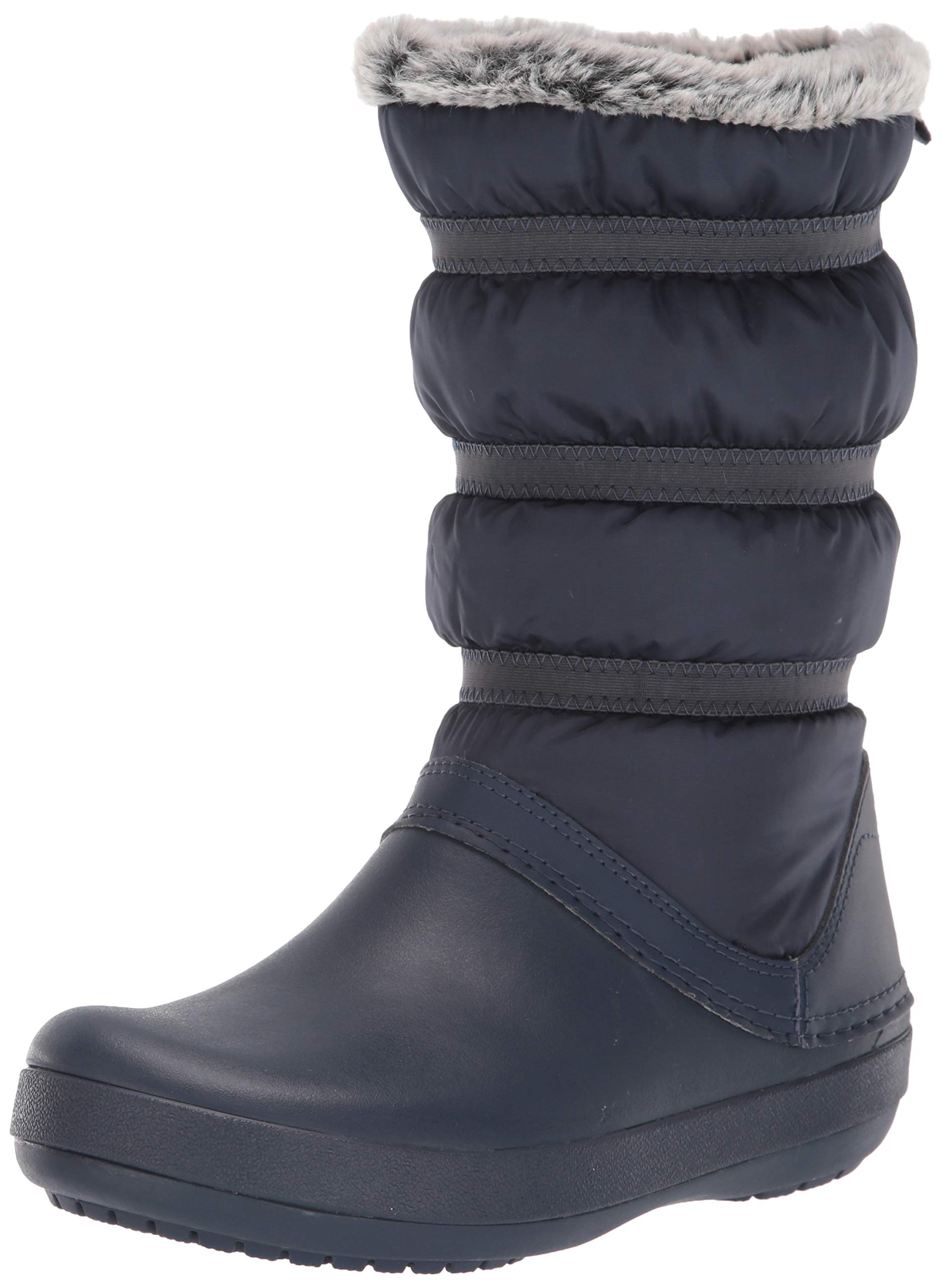 Crocs Women's Crocband Winter Boots - Waterproof Slip-Resistant Snow Boots for Women | Warm Comfortable Winter Shoes for Outdoor Activities, Snow Hiking & Cold Weather