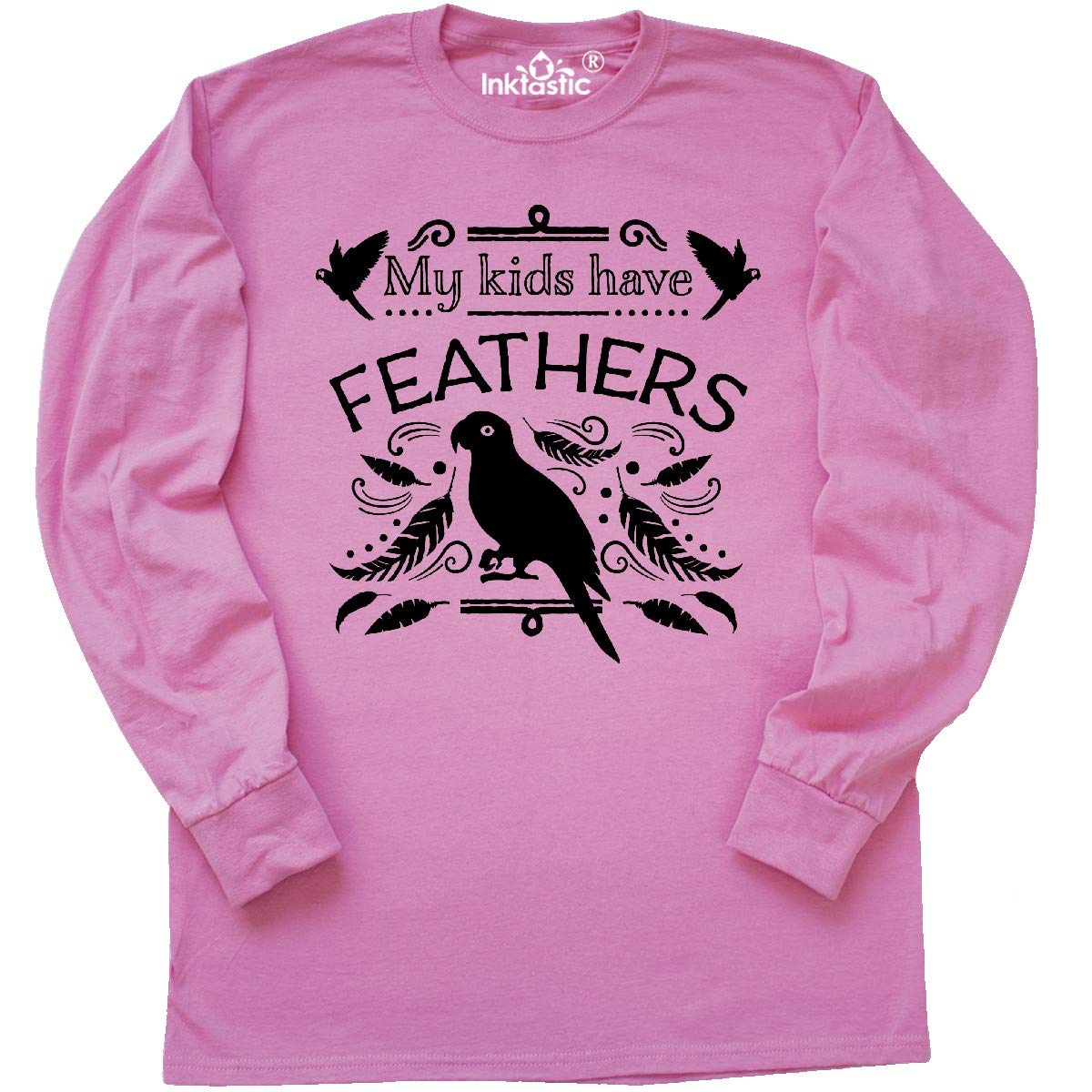 Inktastic Bird Family Pets Long Sleeve T-Shirt for Kids & Pet Lovers