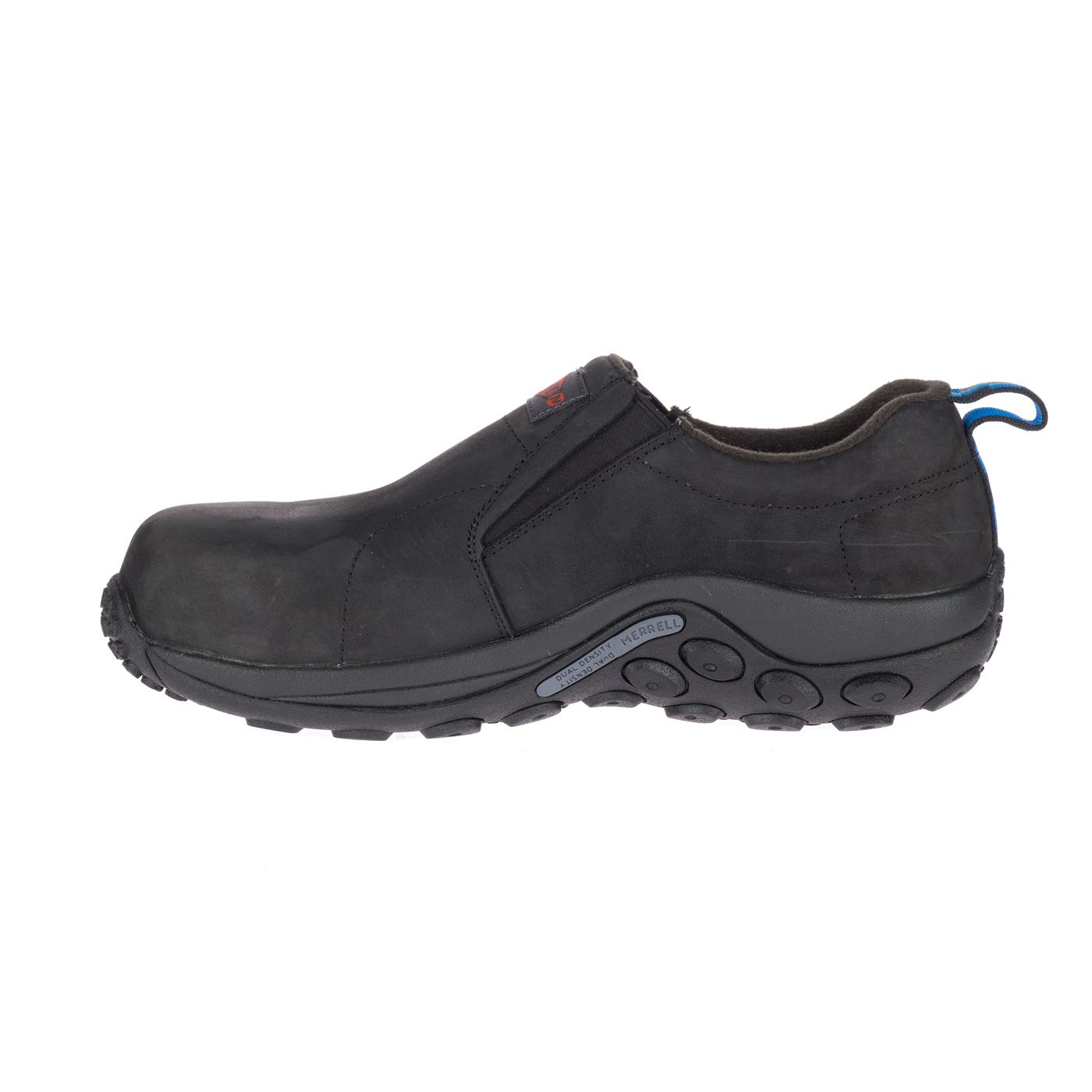 Men's Carbon Fiber Jungle Moc LTR SD Work Shoes - Lightweight Safety Footwear for Construction, Hiking & Outdoor Work (Black)