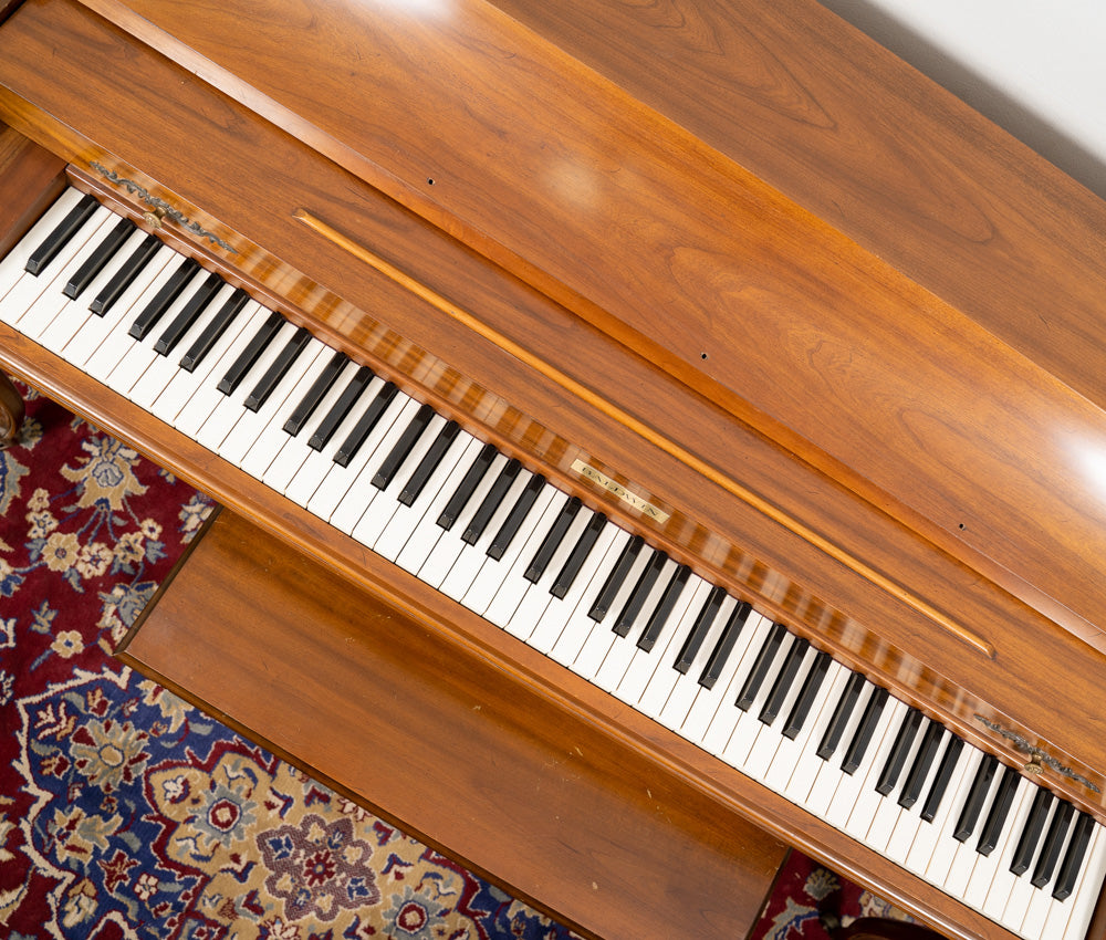 Acrosonic By Baldwin Upright Piano in Satin Walnut Finish | Serial Number 814624 | Perfect for Home, Studio & Music Classrooms