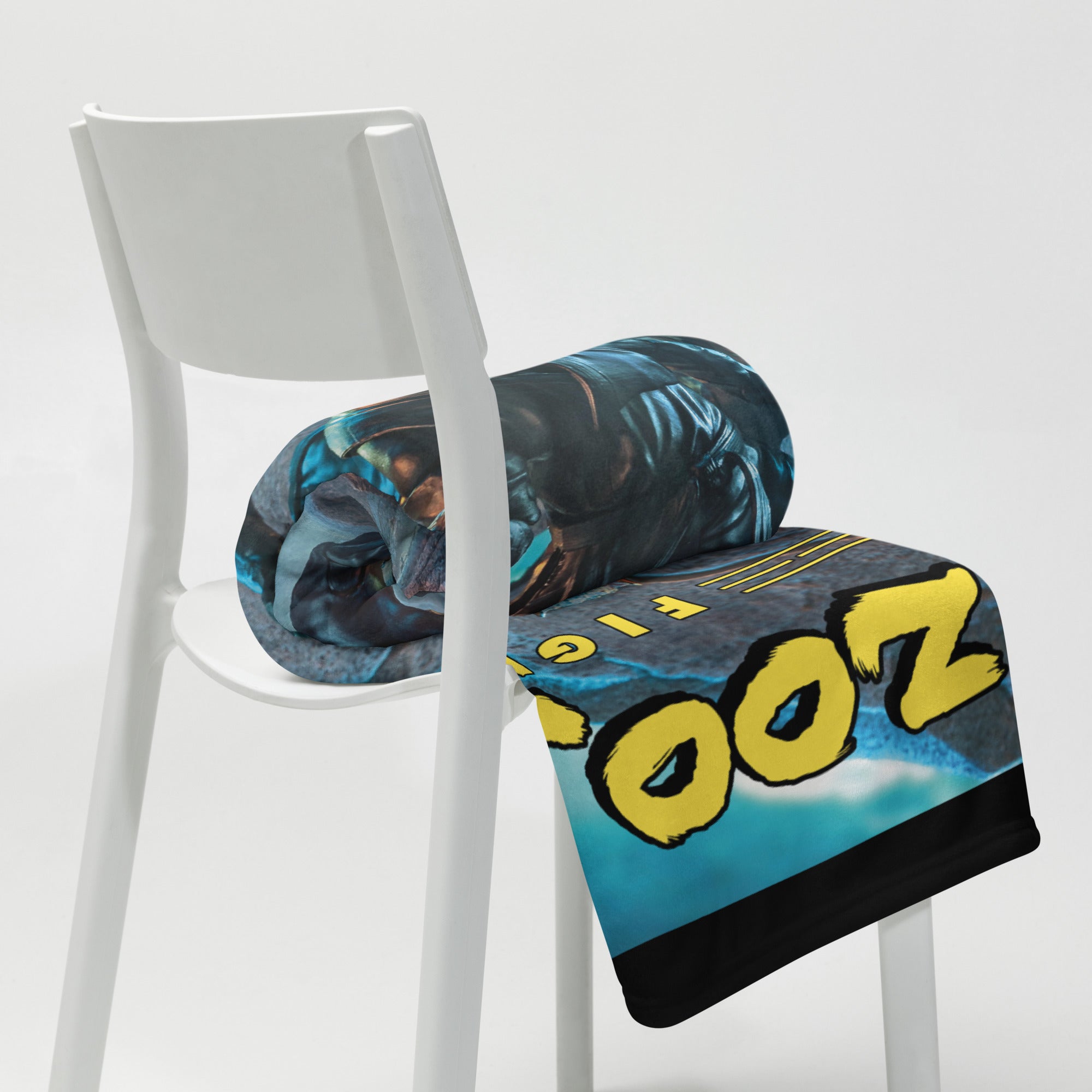 Zoo Jitsu Fighters #1 Cover H Williams Throw Blanket - Soft Flannel Blanket for Couch, Bed & Travel - Perfect Gift for Anime & Martial Arts Fans