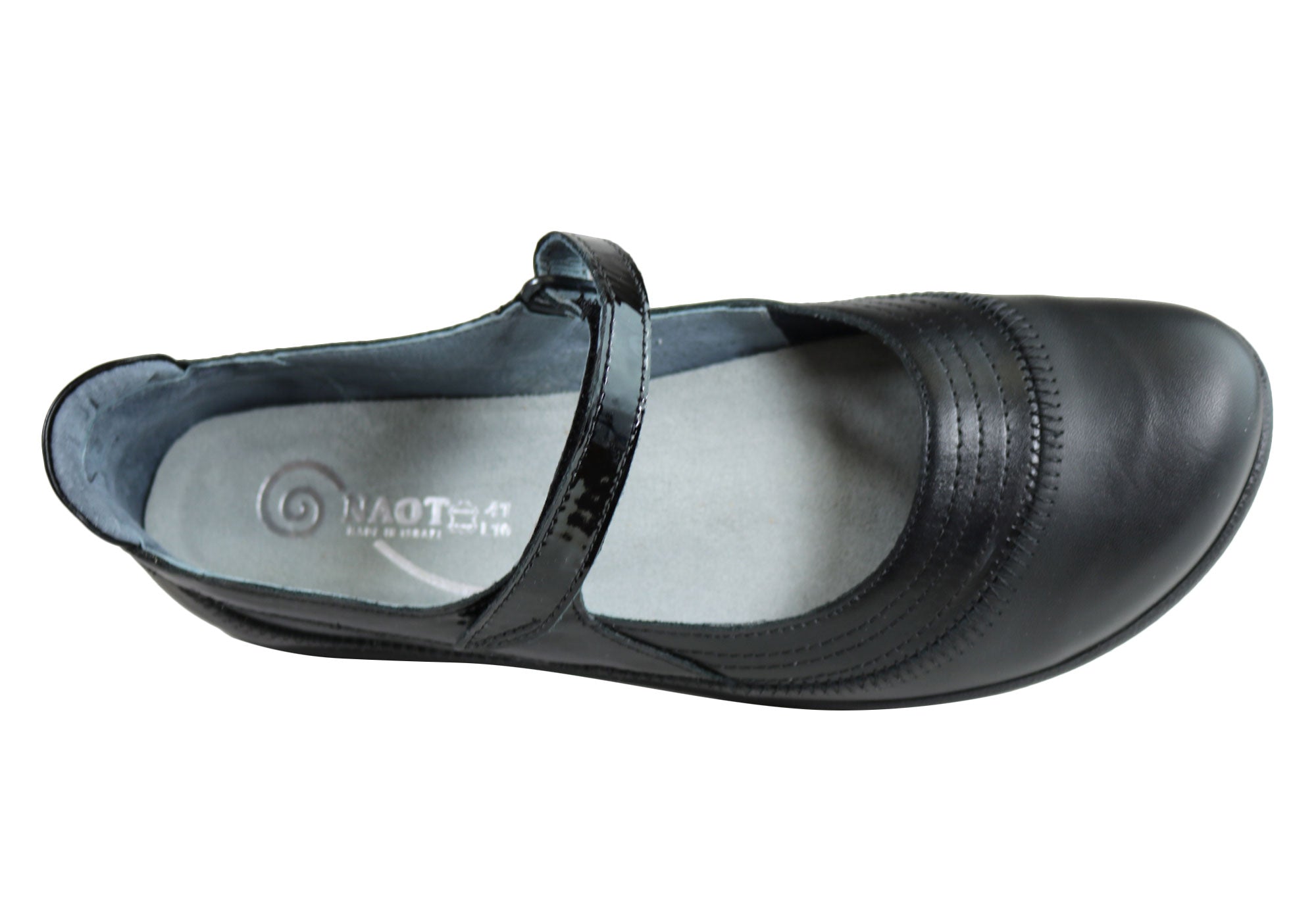 Naot Kirei Women's Comfort Leather Orthotic Friendly Mary Jane Shoes - Supportive & Stylish Footwear for Work, Travel & Everyday Wear