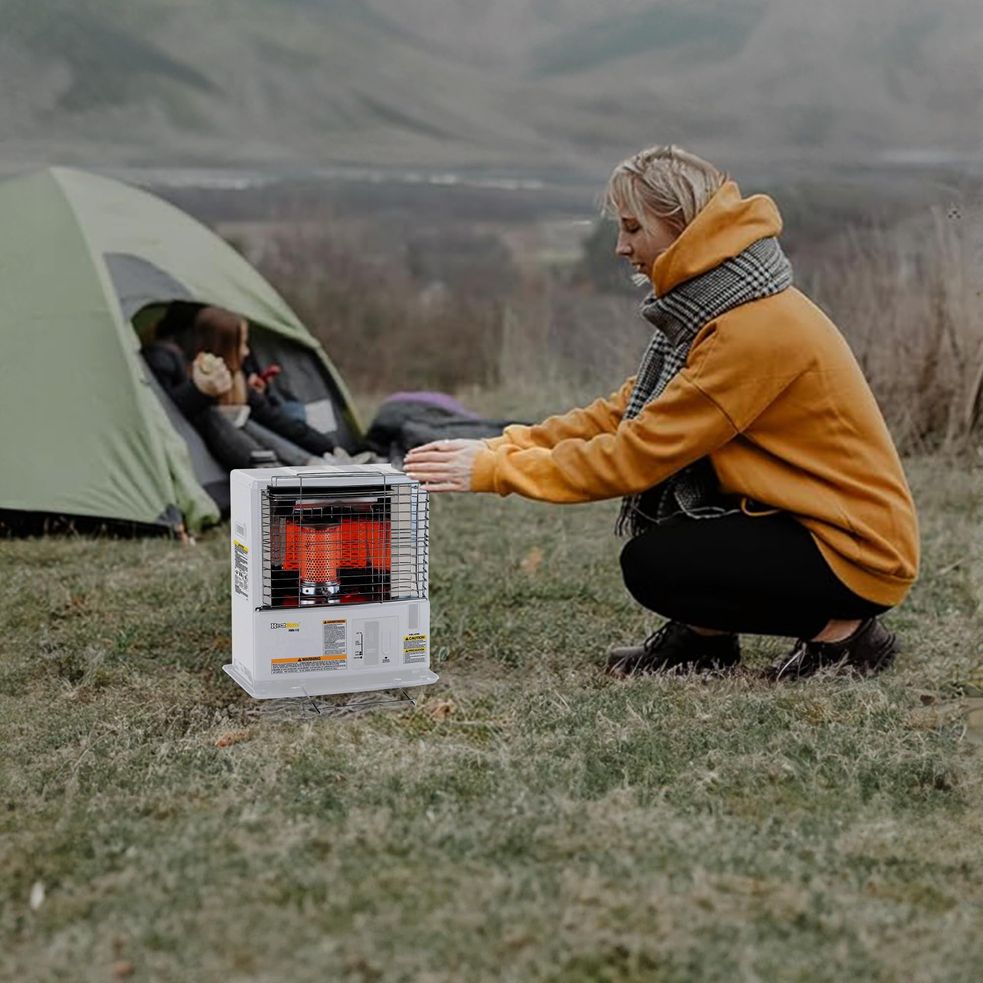 Sengoku HeatMate 10,000 BTU Portable Kerosene Heater for Indoor & Outdoor Use - Covers 400 Sq.Ft - Perfect for Garages, Camping, and Emergency Heating