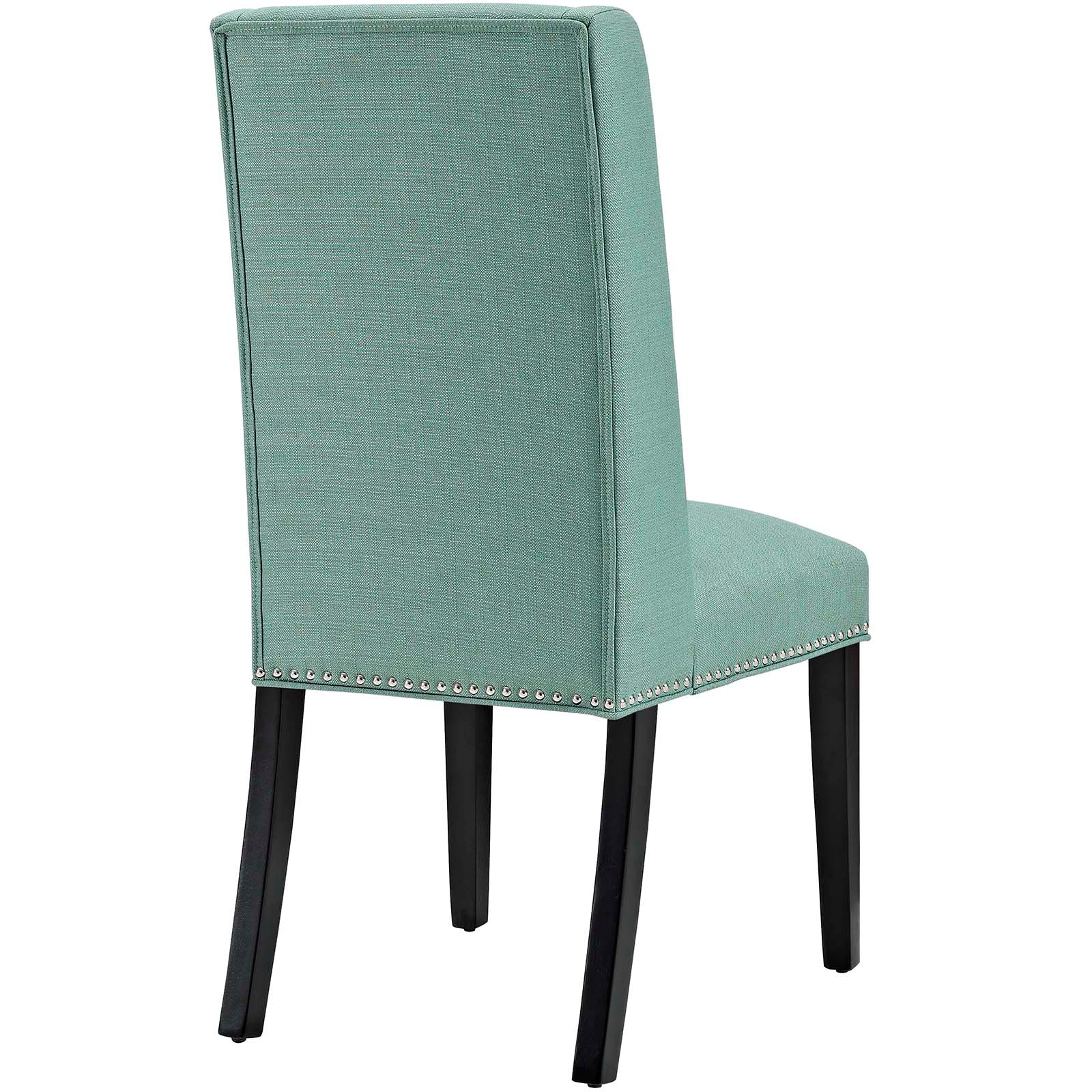 Baron Dining Chairs Set of 2 - Modern Fabric Upholstered Kitchen Chairs for Dining Room, Breakfast Nook & Small Spaces - Comfortable & Stylish Seating Solution