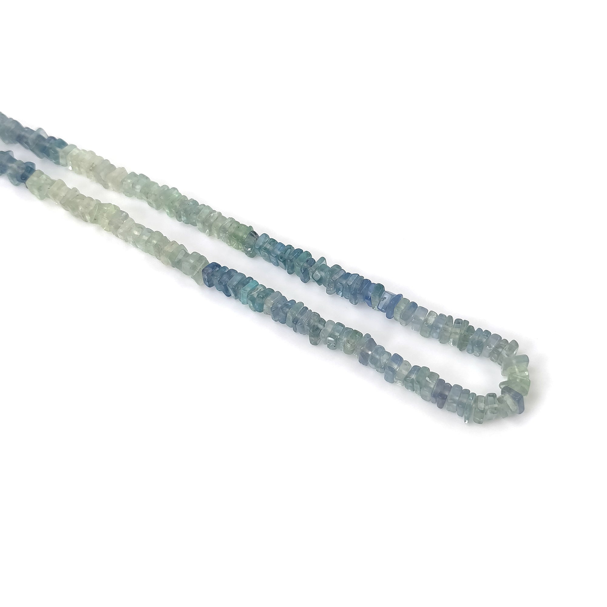 Natural Green Fluorite Gemstone Loose Beads - Untreated Square Heishe Statement Beads (16 Pieces) for Jewelry Making, DIY Crafts, and Healing Crystal Bracelets