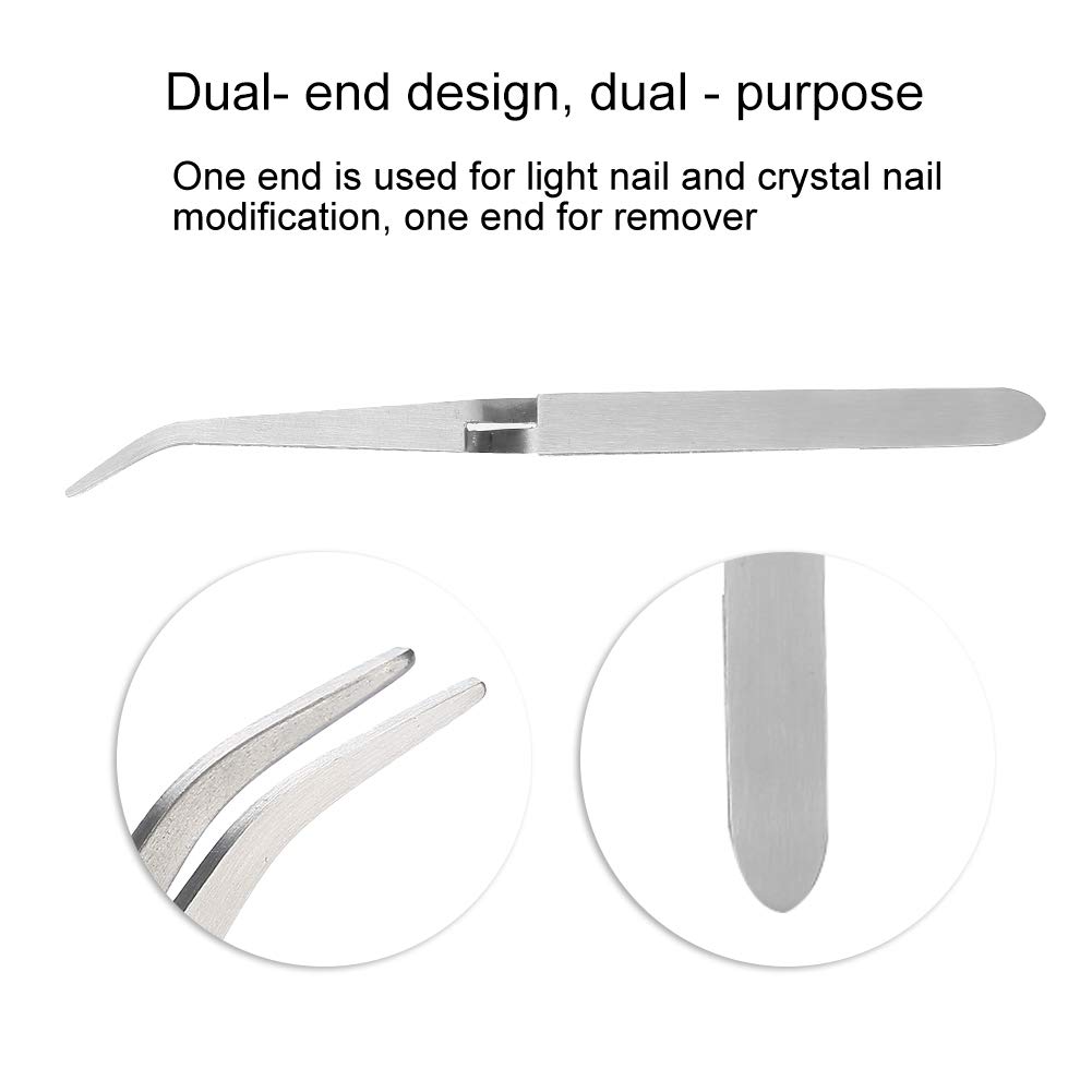 Professional Nail Shaping Tweezers - Stainless Steel Nail Art Tool for Precise Manicure & Pedicure | Perfect for Home Salon, DIY Nail Designs & Professional Use