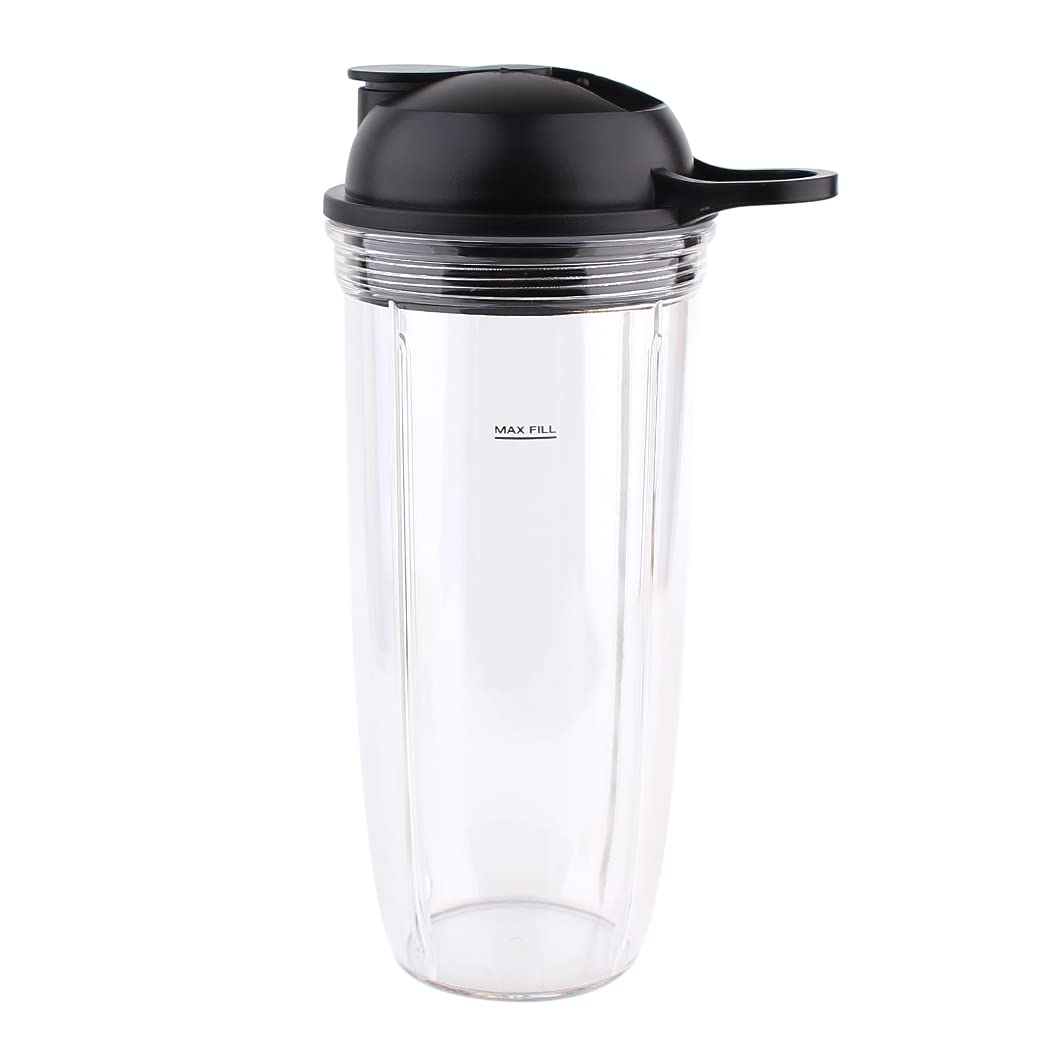 Anbige Replacement Extractor Blade with 32oz Cup & Lid - Compatible with Ninja Blender Models BL660W/BL660/BL740/BL770/BL771/BL773CO/780 - Perfect for Smoothies, Juicing & Food Prep