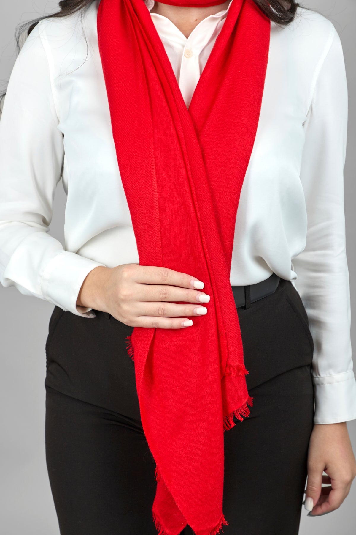 Luxury Cashmere Silk Scarf for Women - Soft Winter Wrap Shawl - Perfect for Office, Travel & Special Occasions