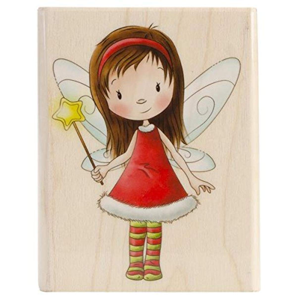Penny Black Fairy Wishes Wood-Mounted Rubber Stamps for Card Making, Scrapbooking & DIY Crafts - Vintage Fairy Tale Stamps Collection