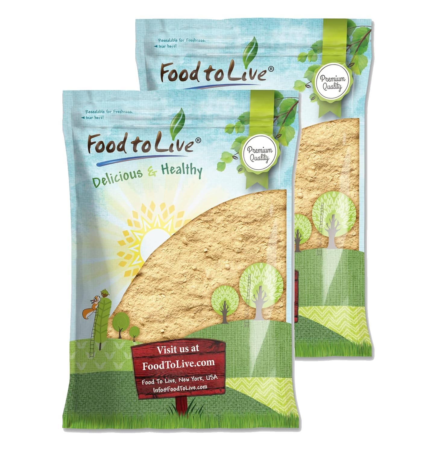 Food to Live Organic Yellow Maca Powder 16 lbs - Raw Peruvian Maca Root Powder | Vegan, Keto, Kosher Certified | Non-Gelatinized Bulk Superfood Rich in Vitamin C & Iron | Energy Booster for Smoothies, Baking & Natural Wellness