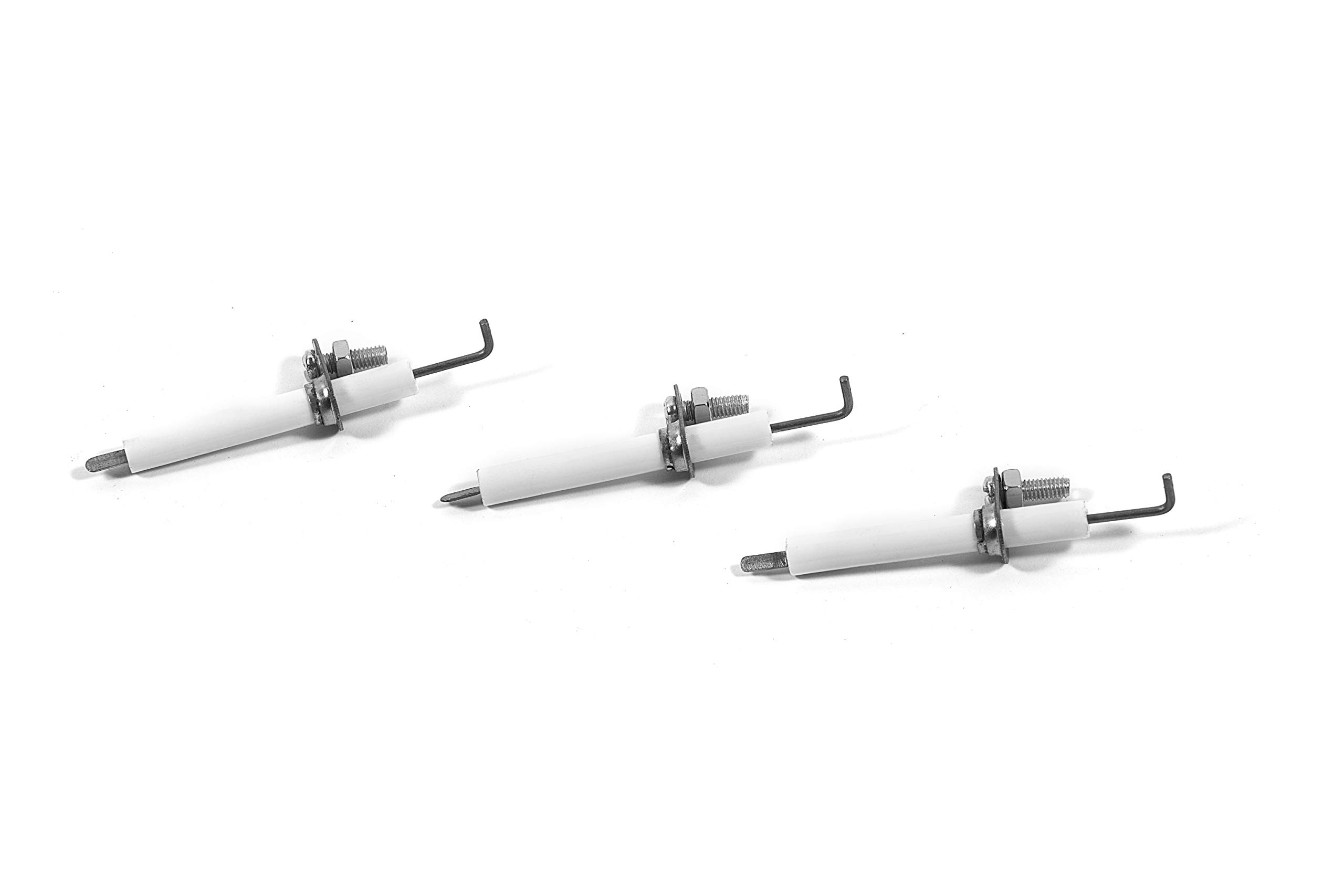 3-Pack Ceramic Electrode & Igniter Wire Replacement Kit - Compatible with Aussie, BBQ Grillware Gas Grills - Perfect for Outdoor Cooking, Backyard BBQs & Grill Maintenance