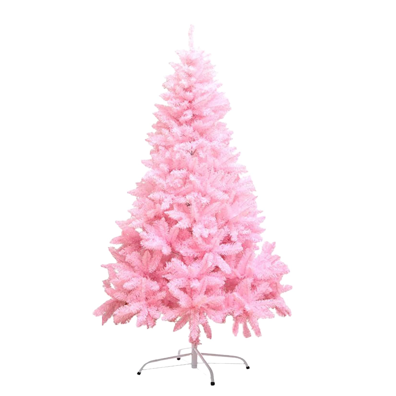 5Ft Pink Artificial Christmas Tree with Realistic Branches - Holiday Home Decor for Christmas Party, Living Room, Office & Festive Celebrations